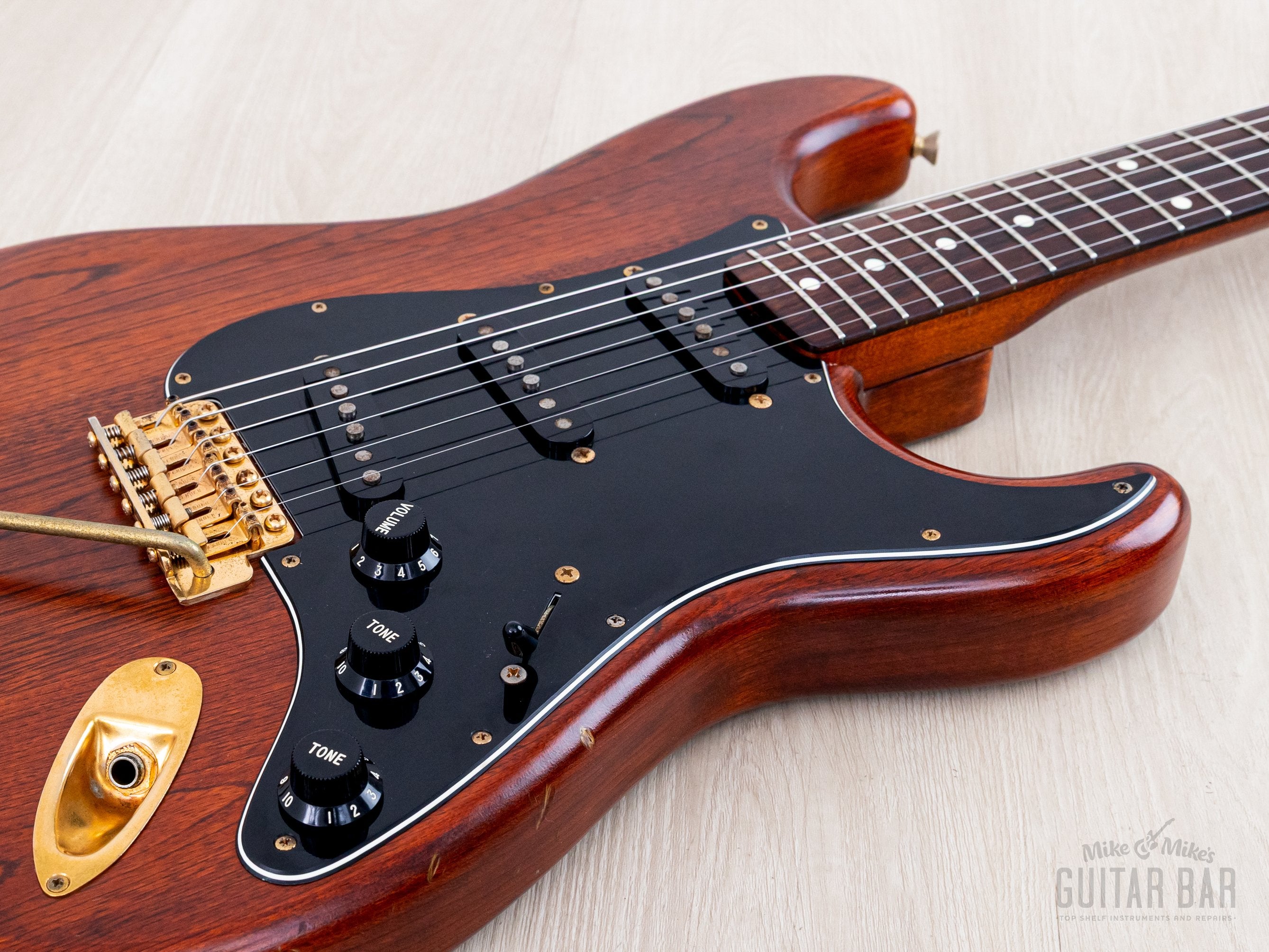 1992 Fender Stratocaster Order Made Walnut Satin Nitro Lacquer w/ Gold