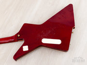 Ibanez DT400 mahogany body back with control cover