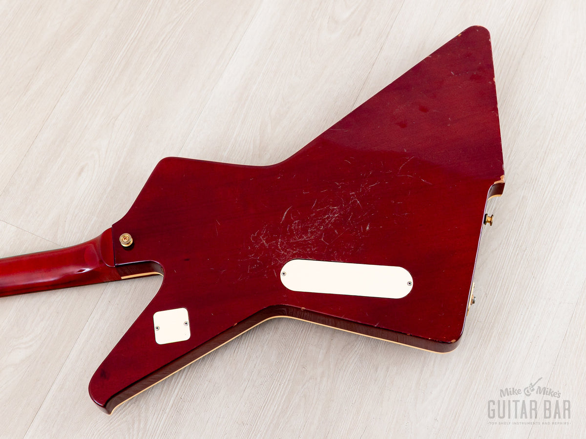 Ibanez DT400 mahogany body back with control cover