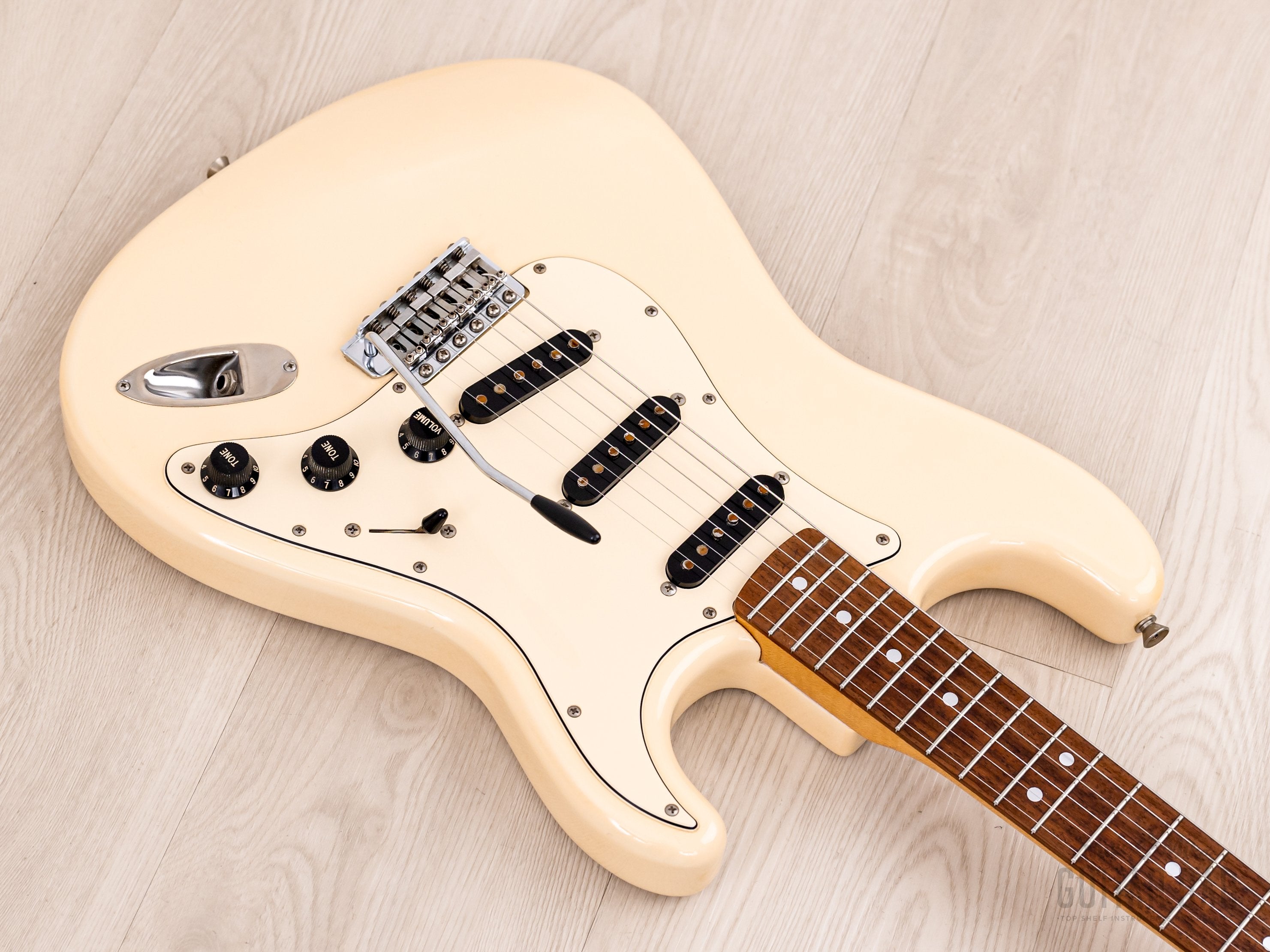 1999 Fender '72 Stratocaster ST72-58US Olympic White w/ American Vintage 57/62, Japan CIJ, Blackmore