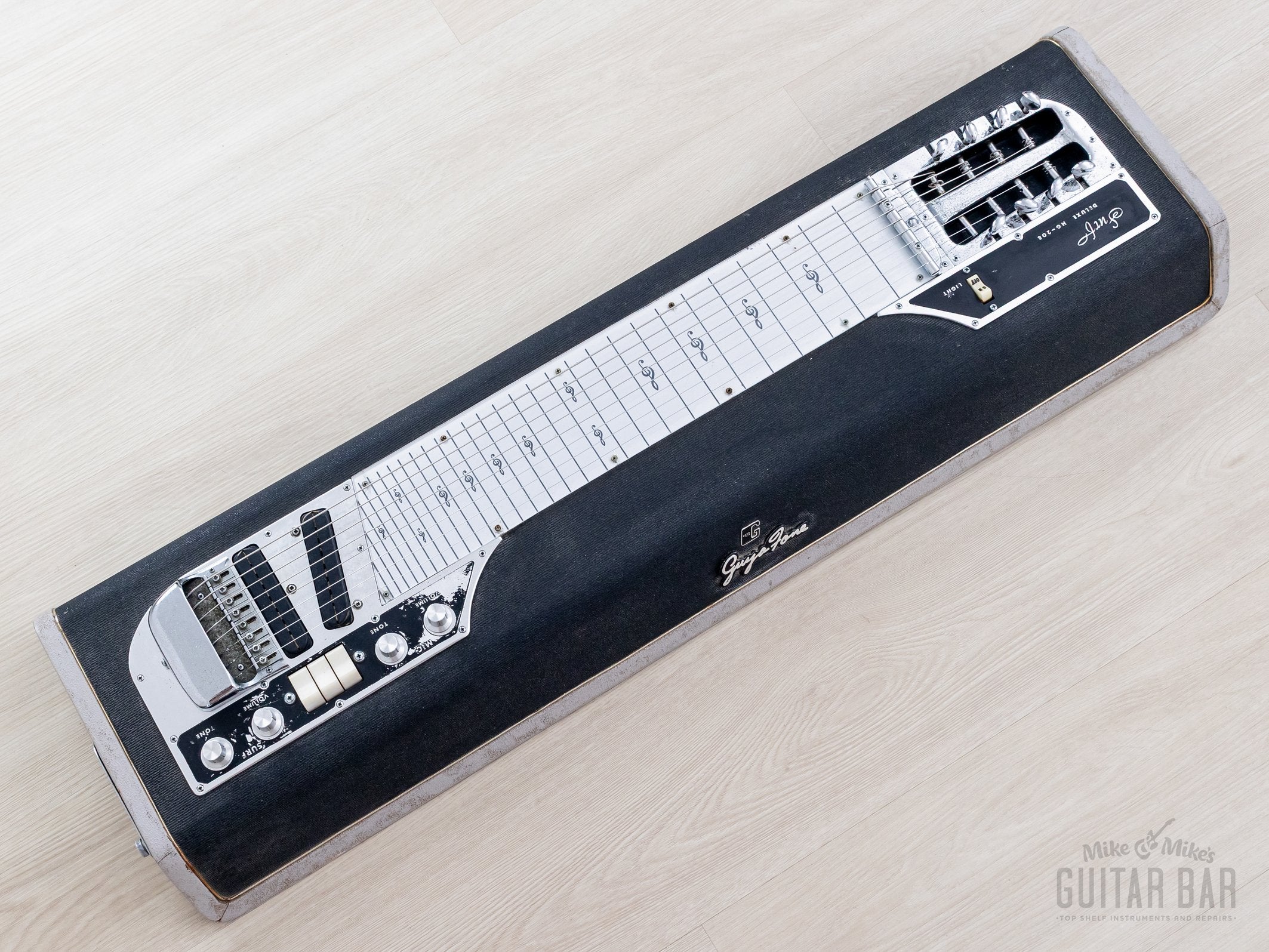 1967 Guyatone Surf Deluxe HG-208 Vintage 8-String Lap Steel w/ Active