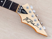B.C. Rich headstock front with logo