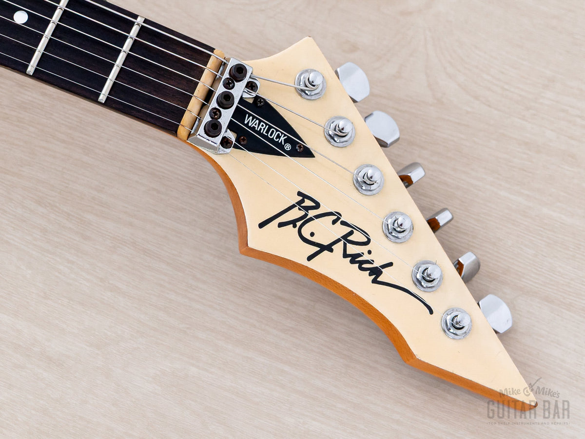 B.C. Rich headstock front with logo