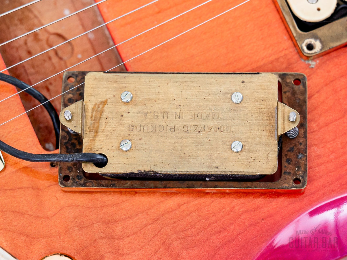 DiMarzio humbucker label close-up