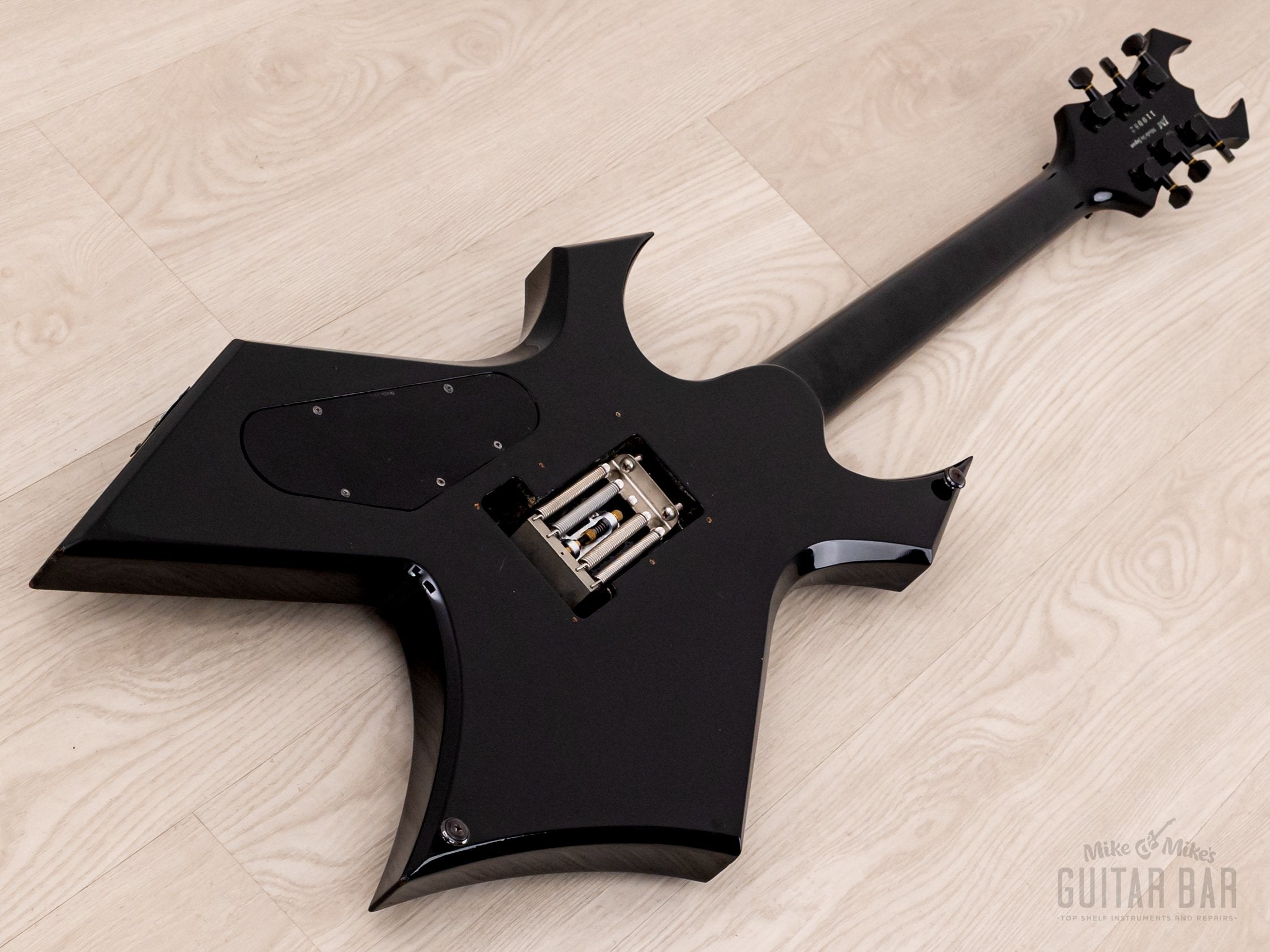 2008 BC Rich Japan Monster Series Warlock JM140 Set Neck Black w/ Seymour Duncan, Floyd Rose