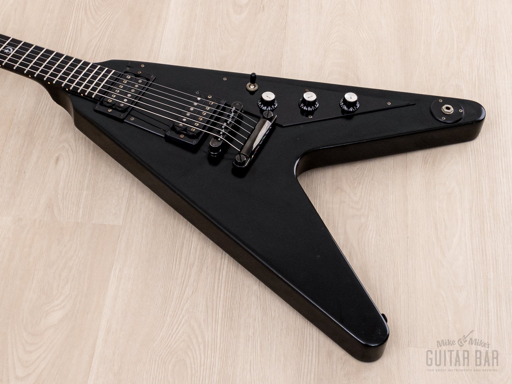2000 Gibson Flying V Gothic Flat Black w/ Case