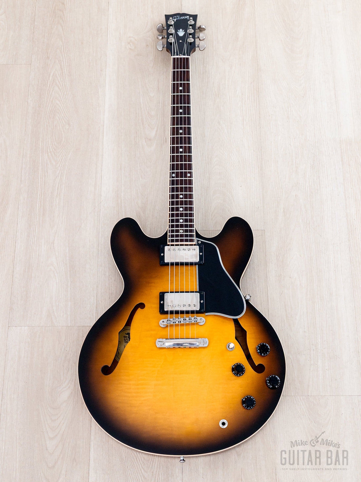 2001 Gibson ES-335 Dot Vintage Sunburst - full front