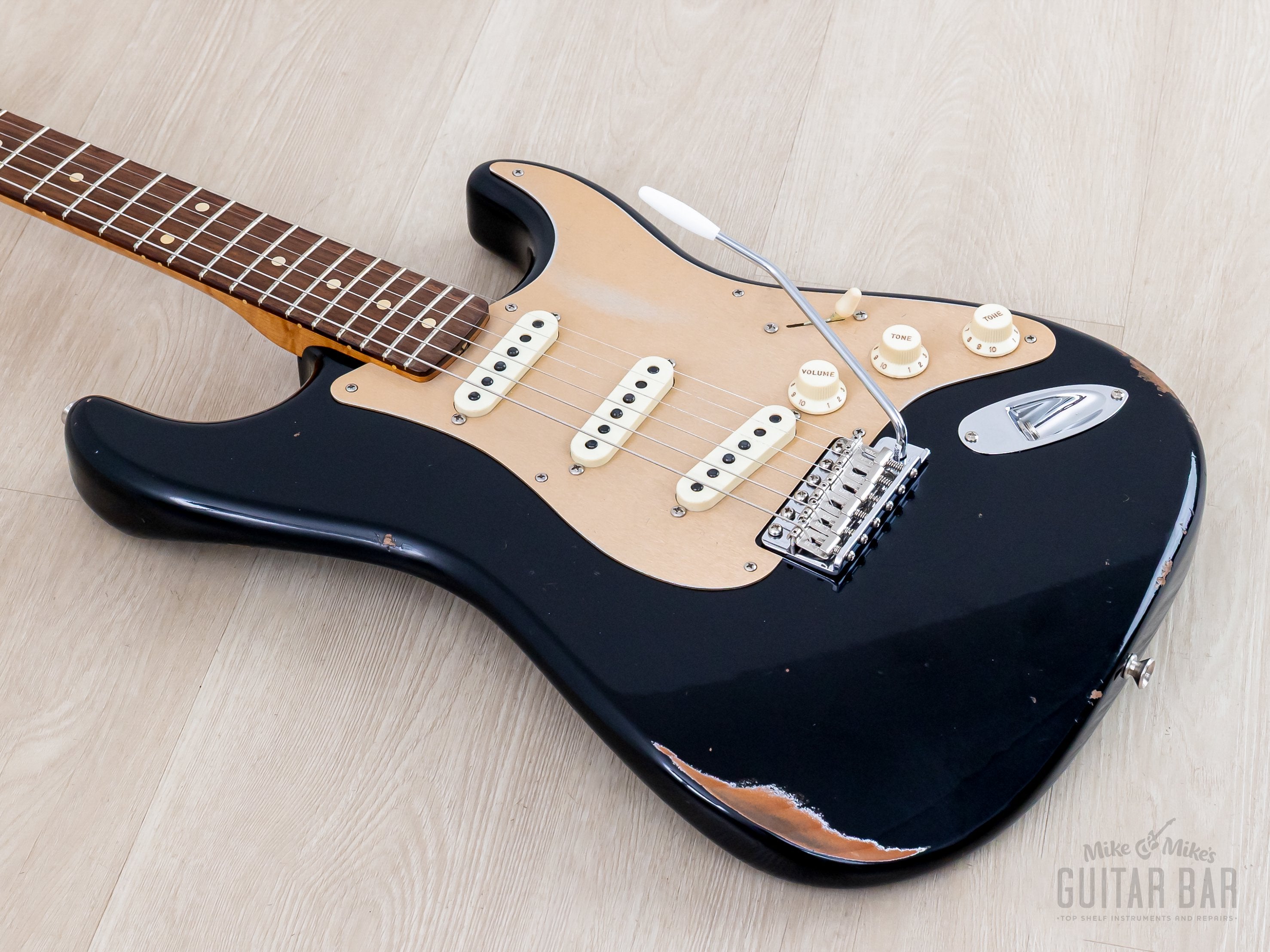 Fender Custom Shop 1960 Stratocaster Roasted Relic Aged Black w/ Fat '