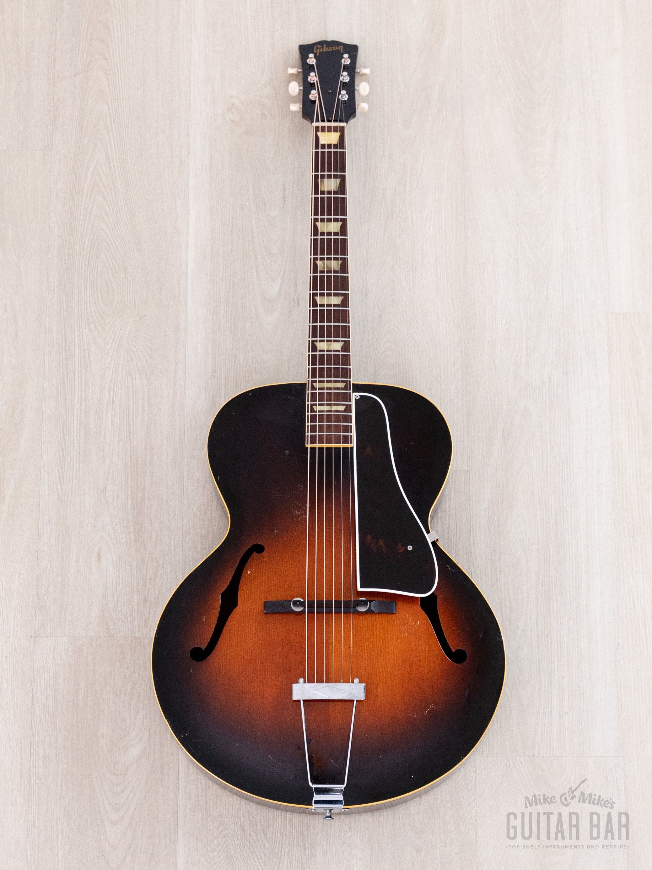 1951 Gibson L-50 Vintage Carved Top Archtop Acoustic Guitar Sunburst w