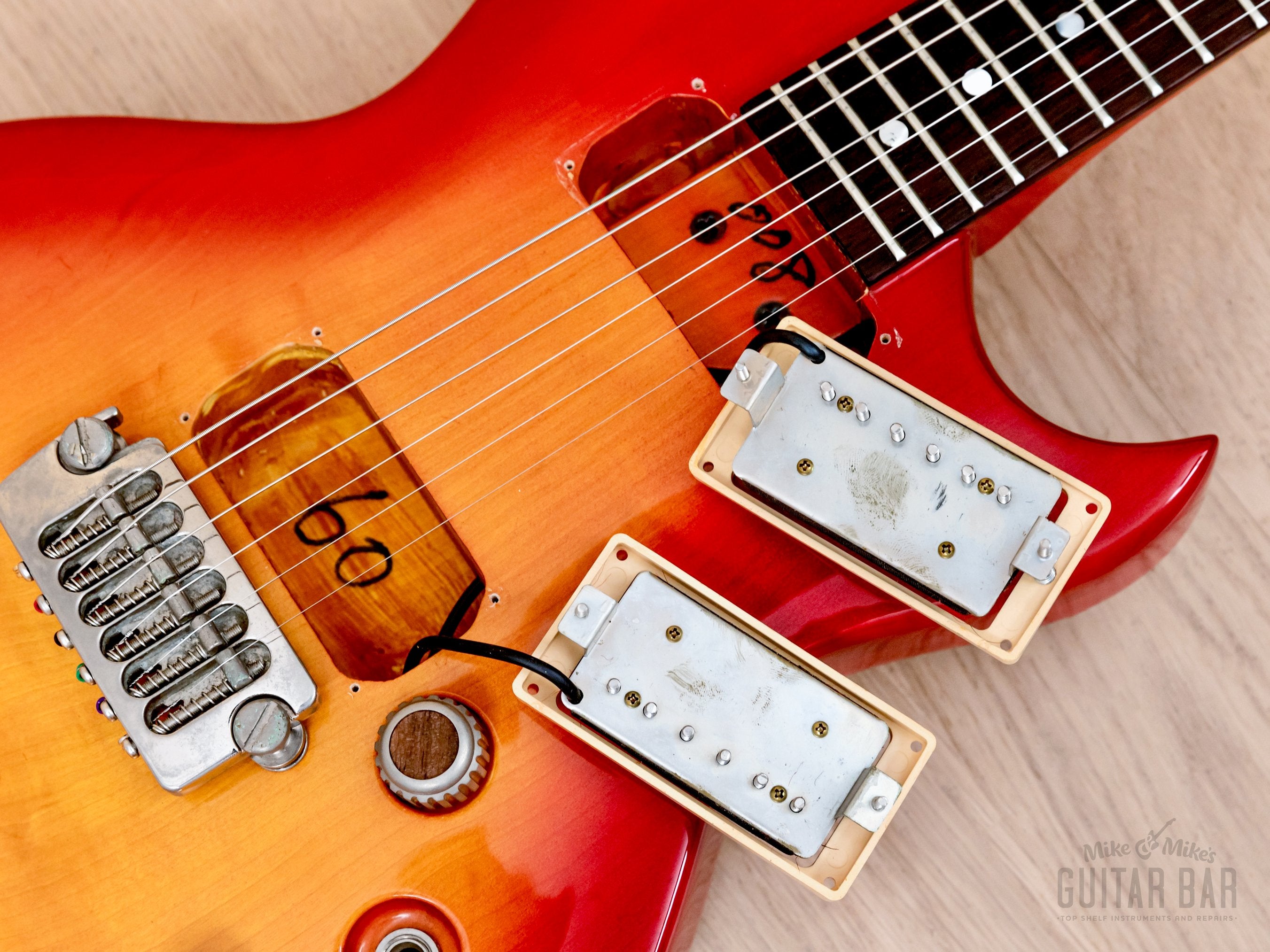 1980 Aria Pro II PE-600 Vintage Electric Guitar Near-Mint w/ Case & Strap, Japan Matsumoku