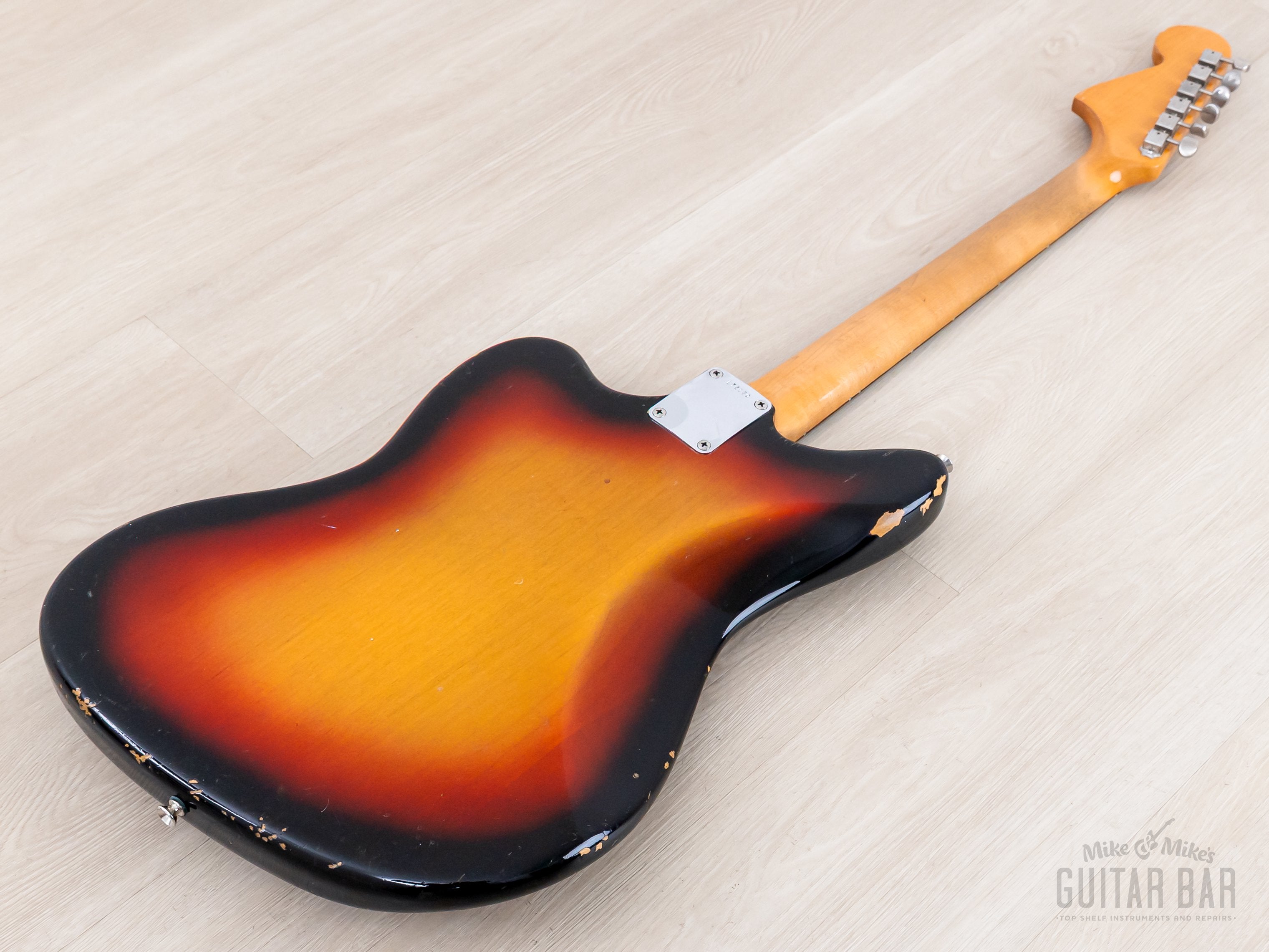 1965 Fender Jaguar Vintage Offset Guitar Sunburst w/ Case