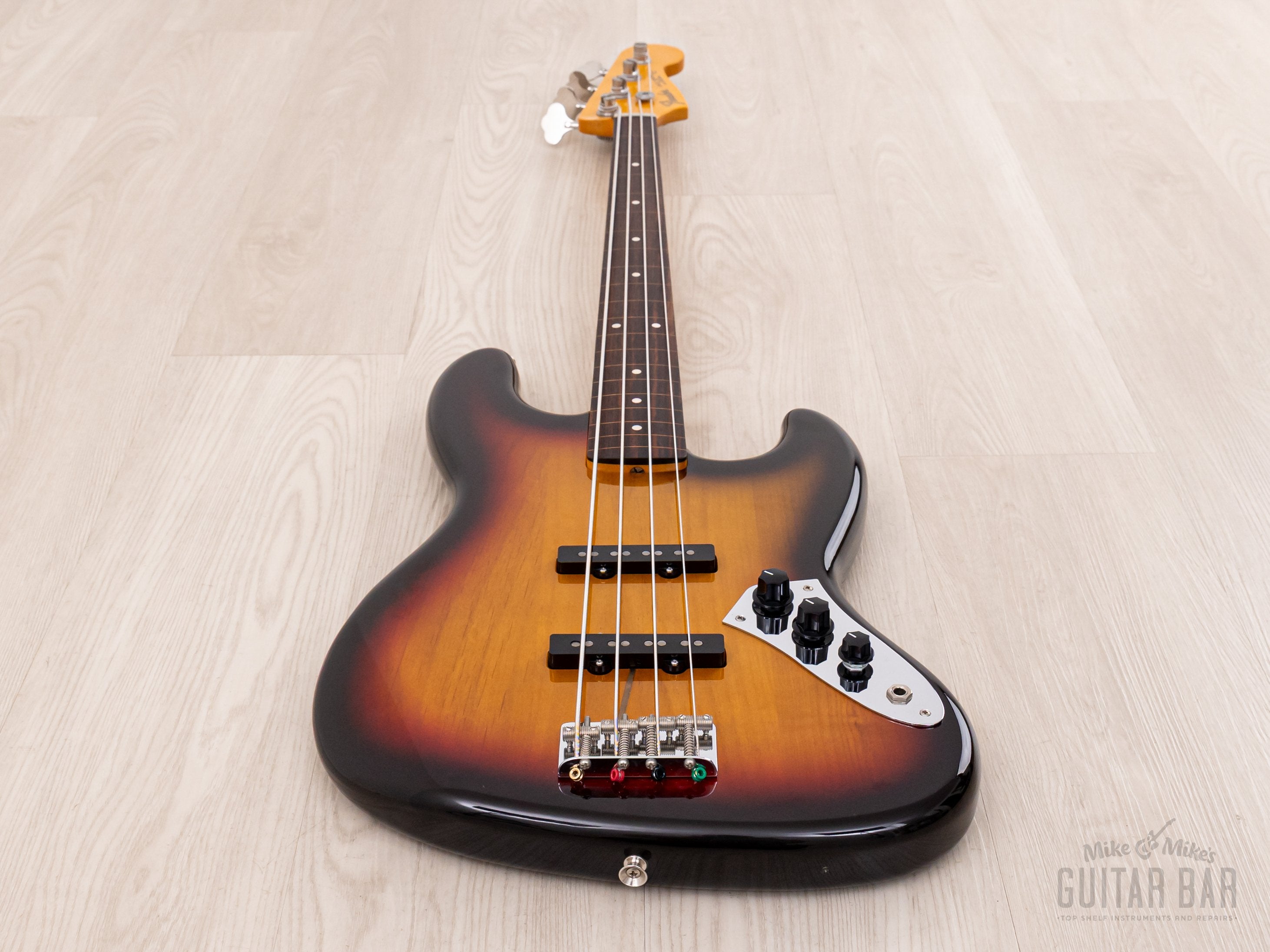2007 Fender Jazz Bass Fretless '62 Vintage Reissue JB62-FL, Near-Mint w/ USA Pickups, Japan CIJ, Jaco