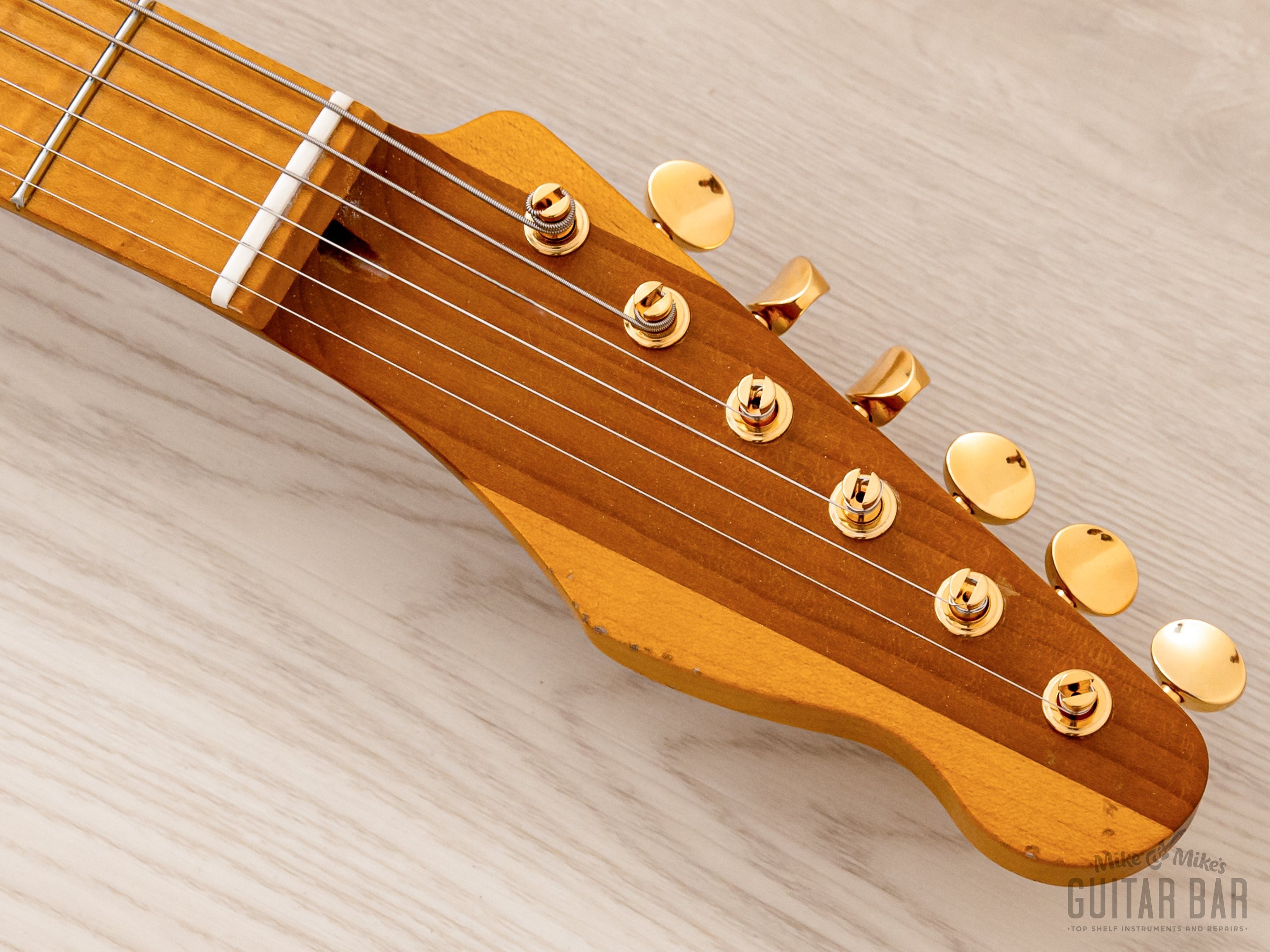 Custom T-Style HH Guitar, MJT VTT Ash & Redwood Body w/ Jim Wagner Goodwood Pickups, Case