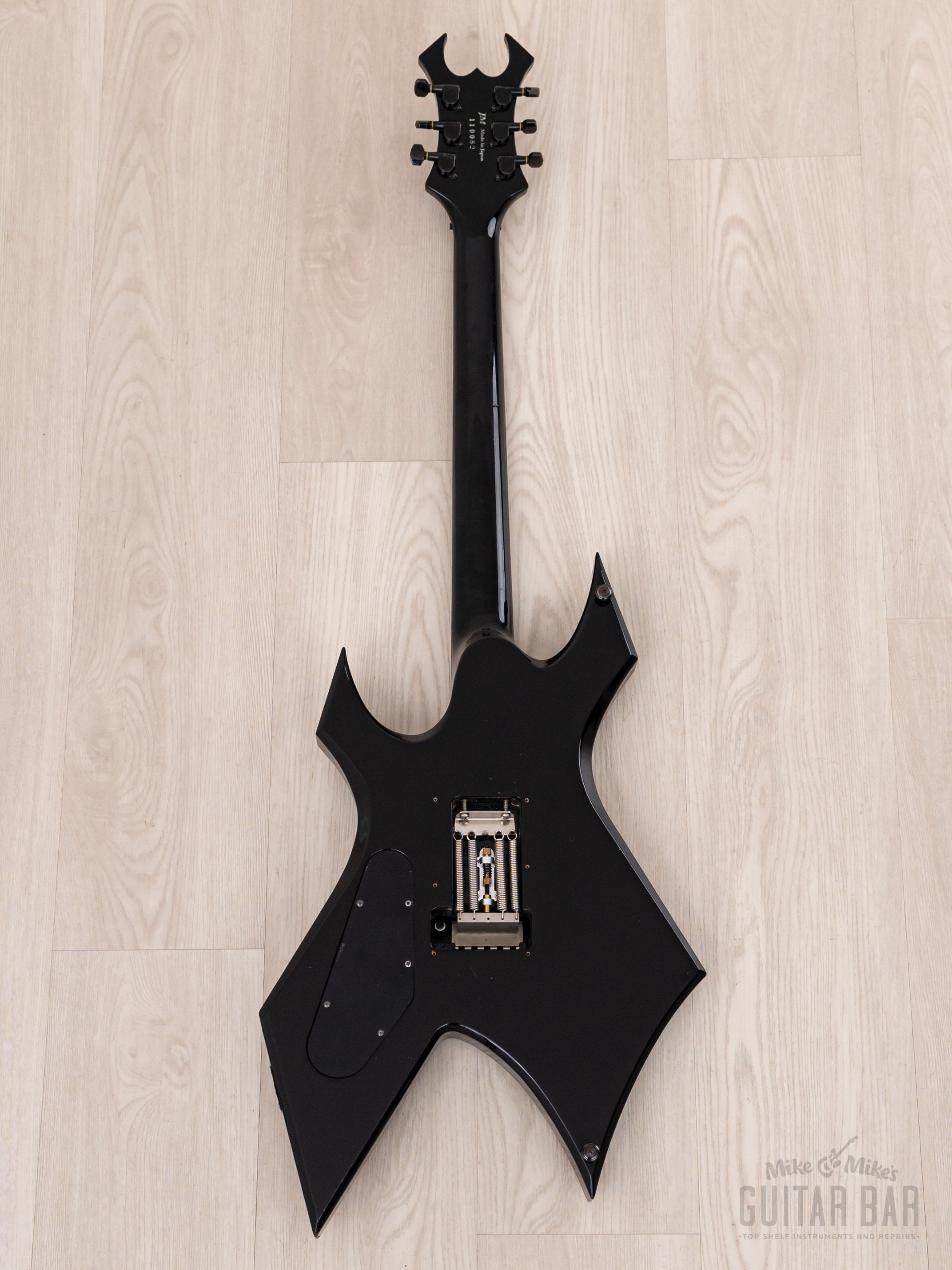 2008 BC Rich Japan Monster Series Warlock JM140 Set Neck Black w/ Seymour Duncan, Floyd Rose