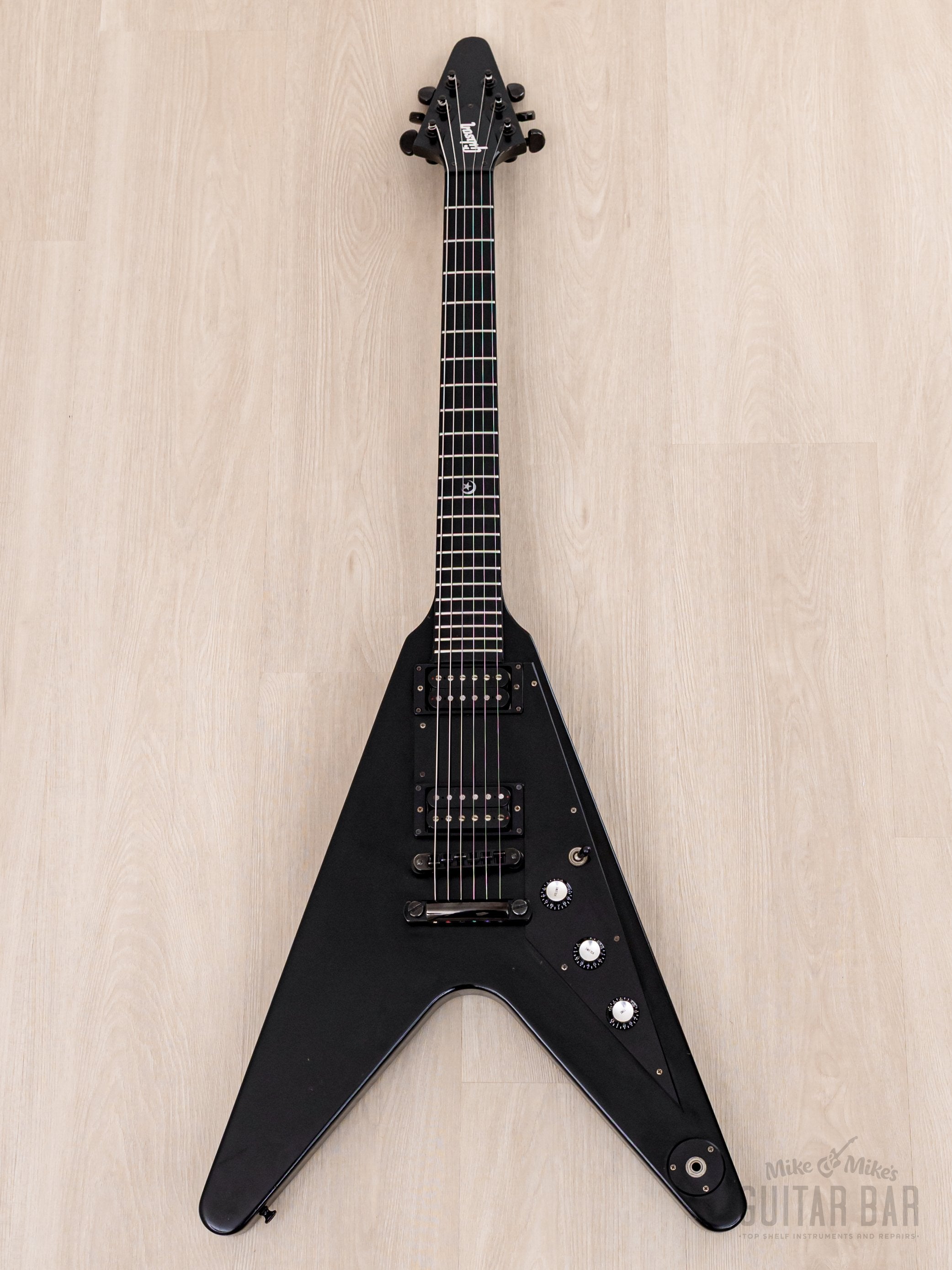 2000 Gibson Flying V Gothic Flat Black w/ Case