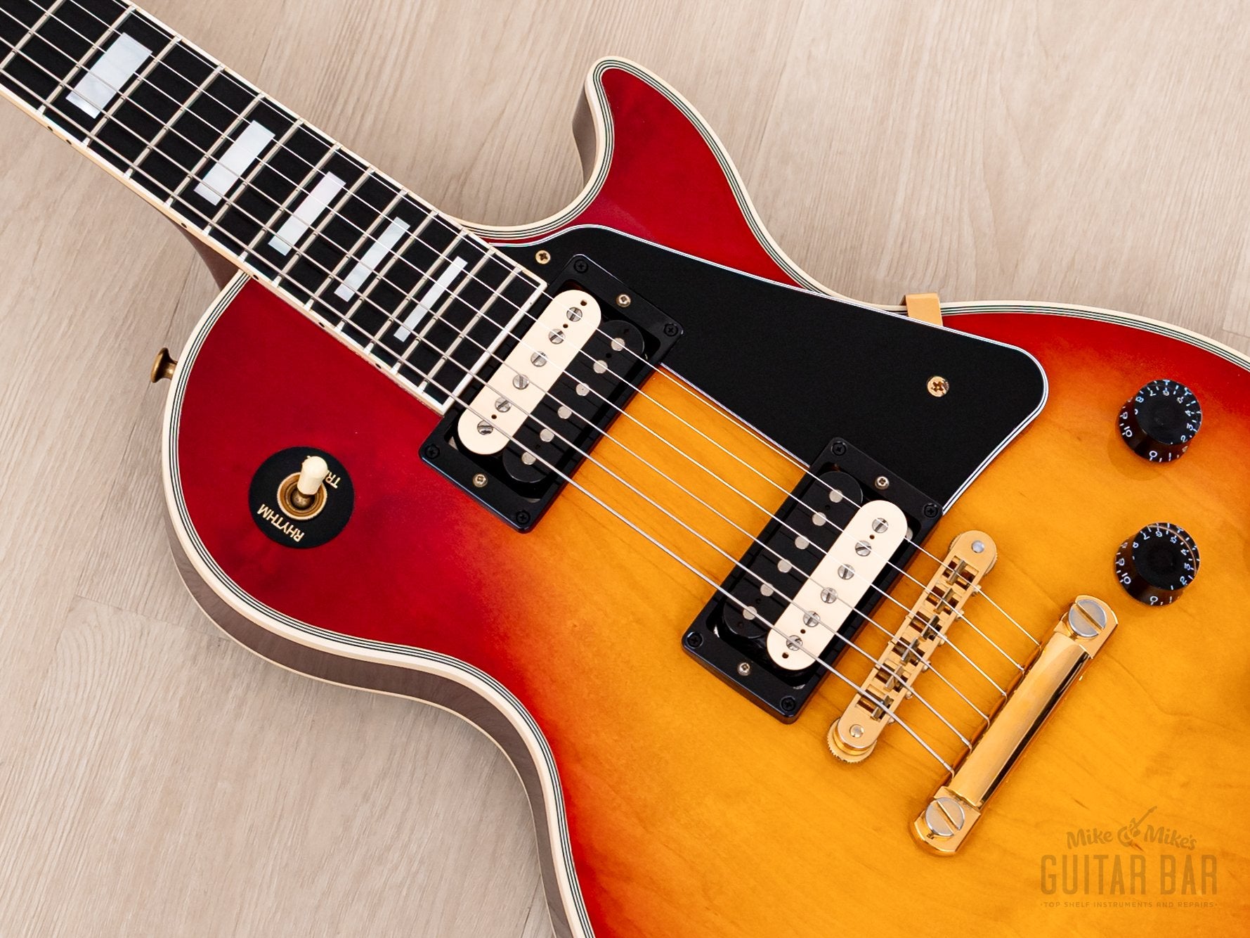 1990 Gibson Les Paul Custom Heritage Cherry Sunburst, Near-Mint w/ Zebra '57 Classic PAFs, Case