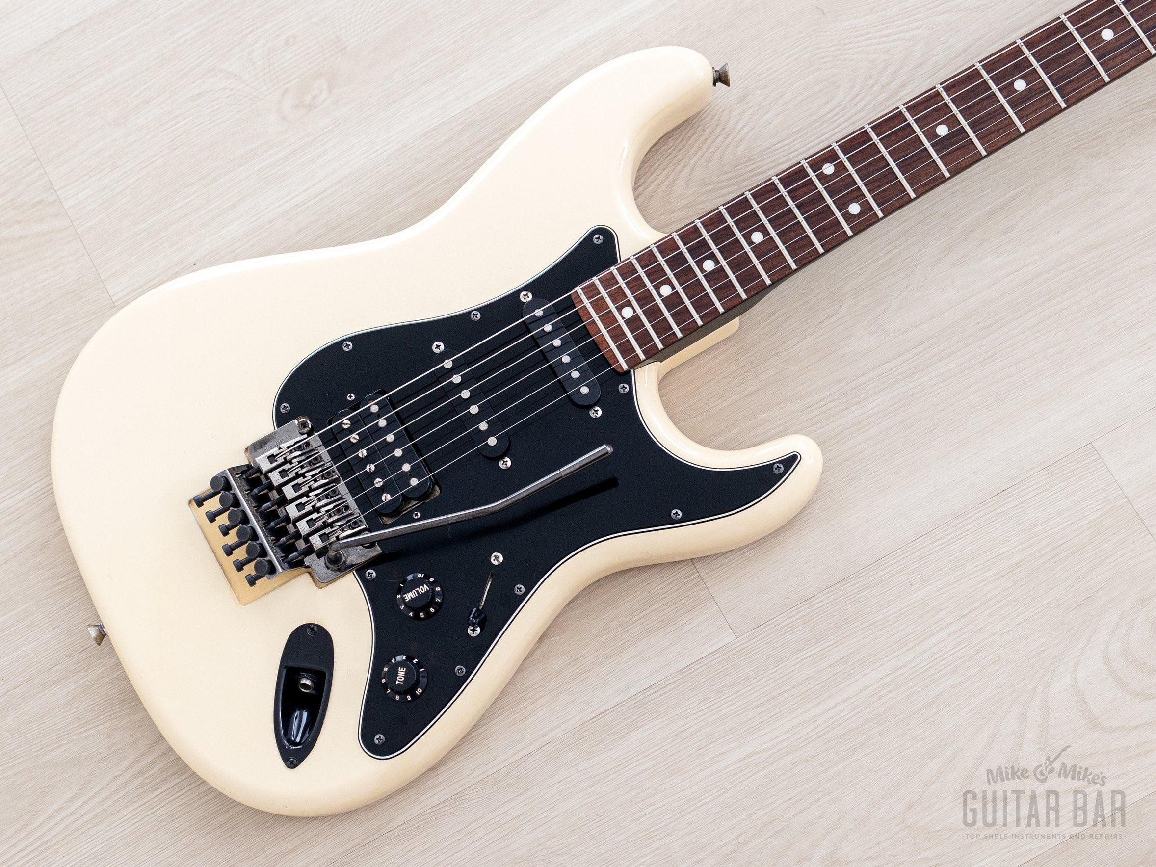 2012 Fender Stratocaster ST62-FR SSH Superstrat Vintage White w/ Floyd