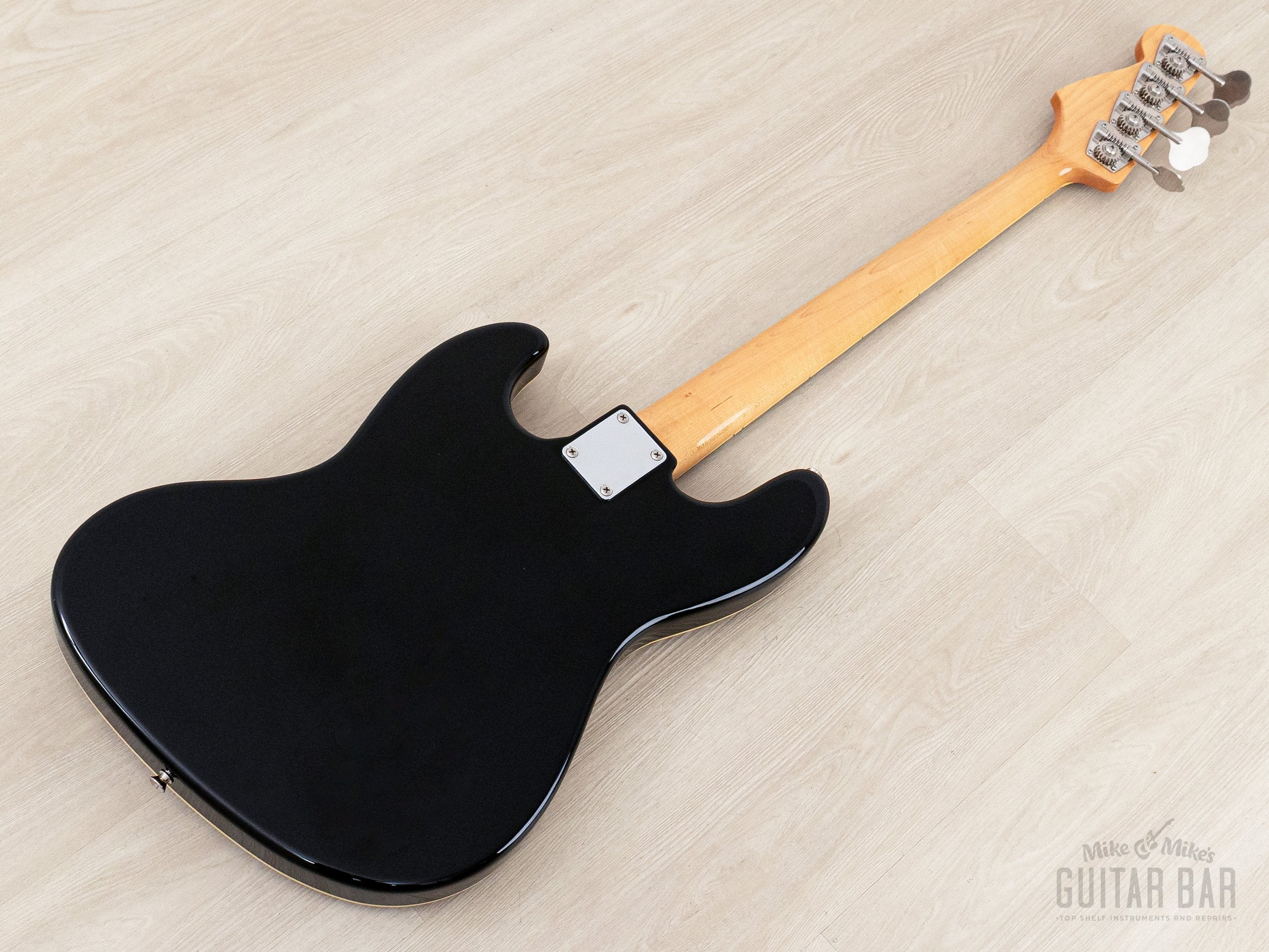 Fender Japan Jazz Bass 2012製 2012 Fender Jazz Bass JB/HO Semi-Hollow Mahogany Body Black, Blocks &