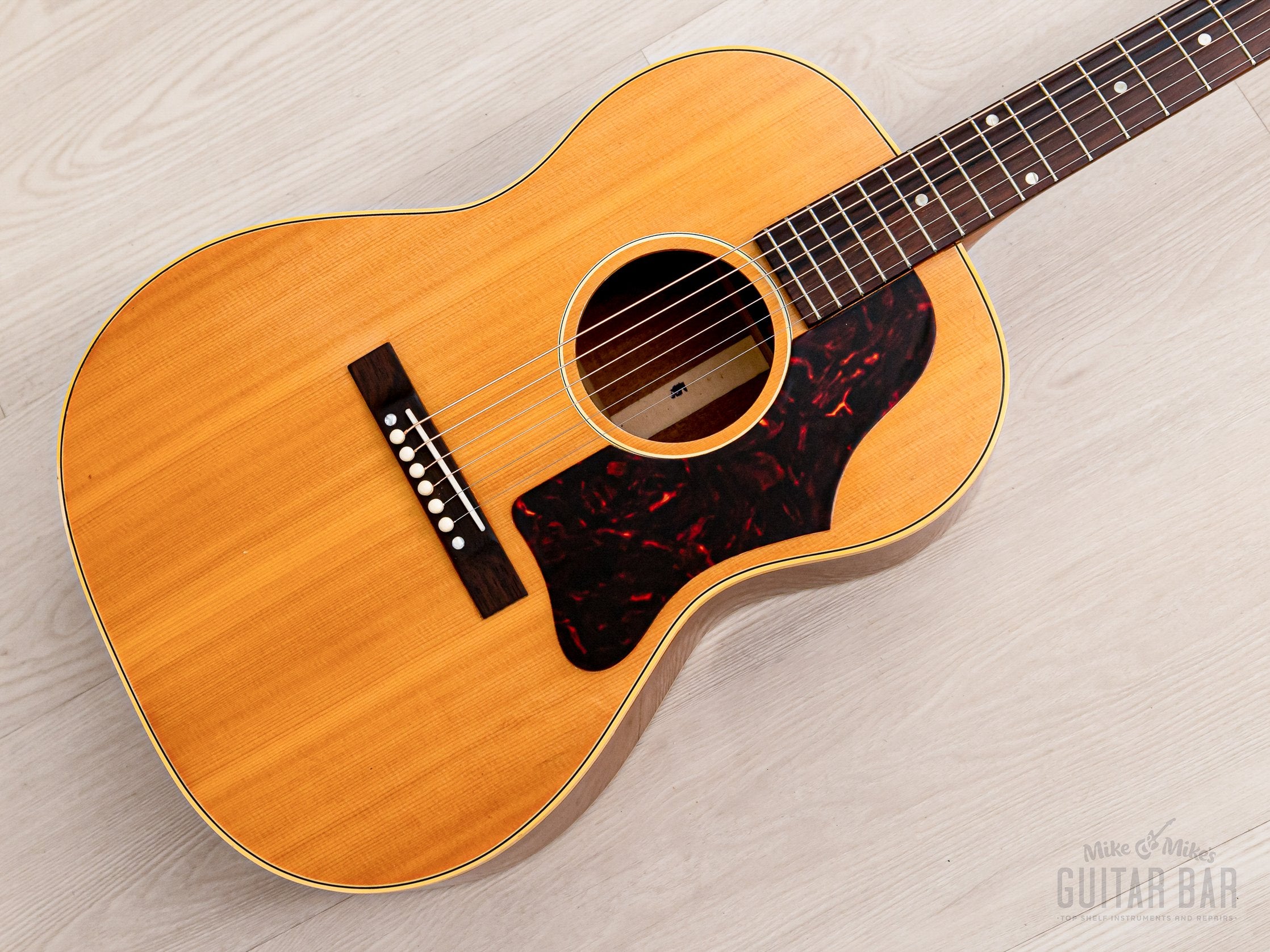 1957 Gibson LG-3 Vintage Acoustic Guitar X-Braced Natural, Collector-Grade w/ Case, LG-2