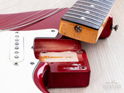 1984 Tokai Goldstar Sound TST-70 Metallic Red, neck heel and pocket