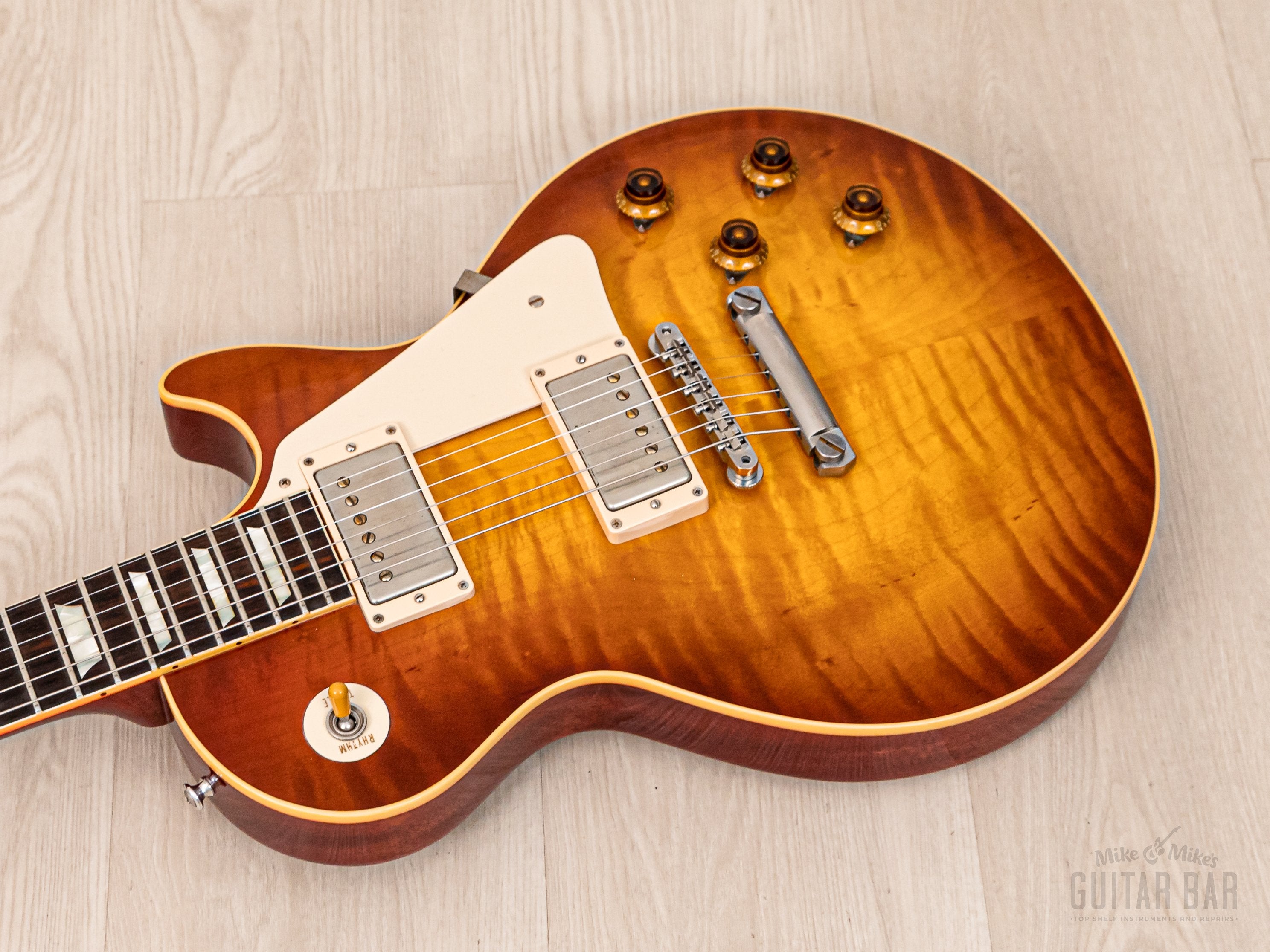 2013 Gibson Custom Shop Historic 1958 Les Paul Standard R8 Flame Top, Ice Tea Burst w/ Custombucker PAFs, COA & Case