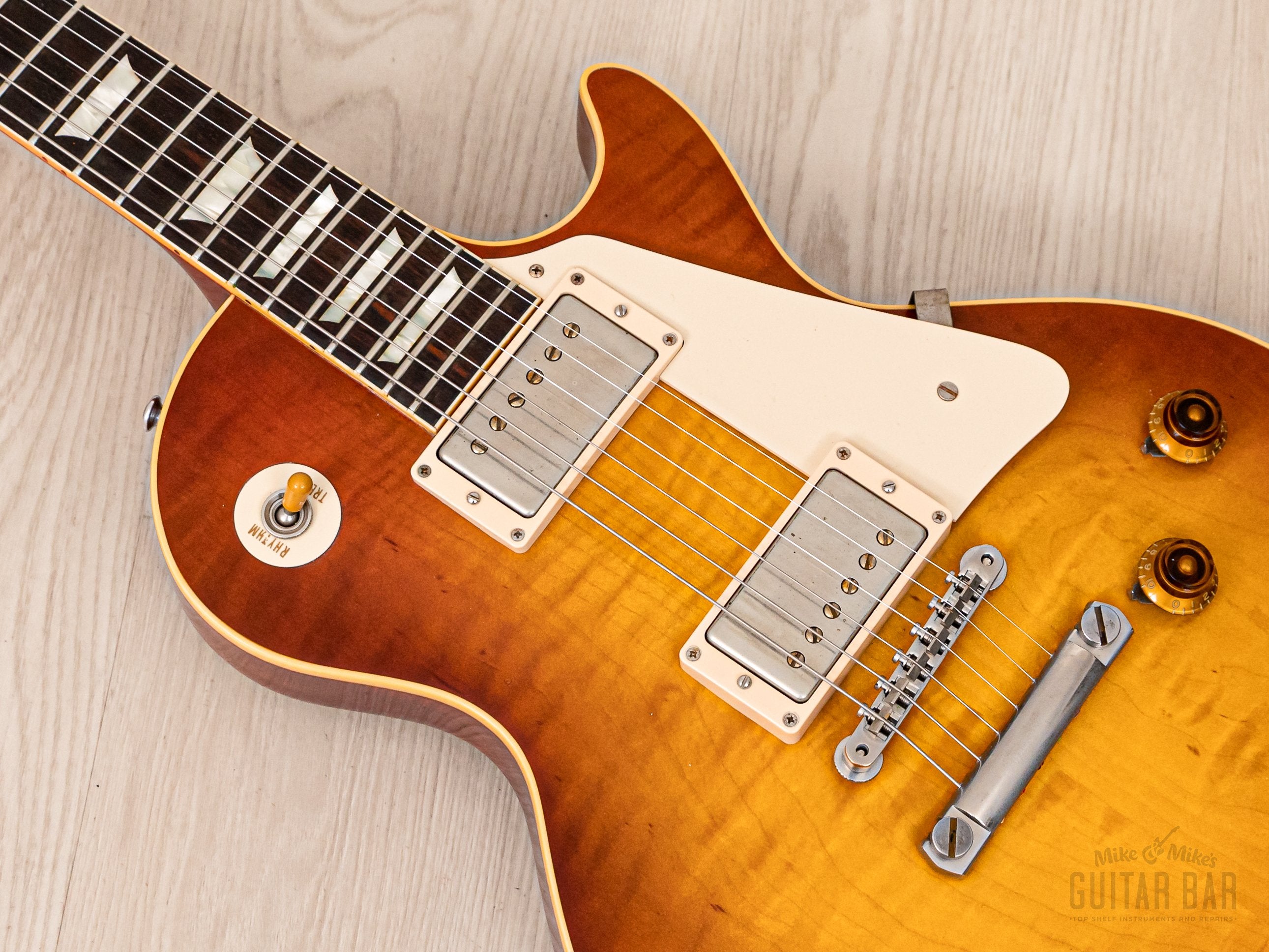 2013 Gibson Custom Shop Historic 1958 Les Paul Standard R8 Flame Top, Ice Tea Burst w/ Custombucker PAFs, COA & Case