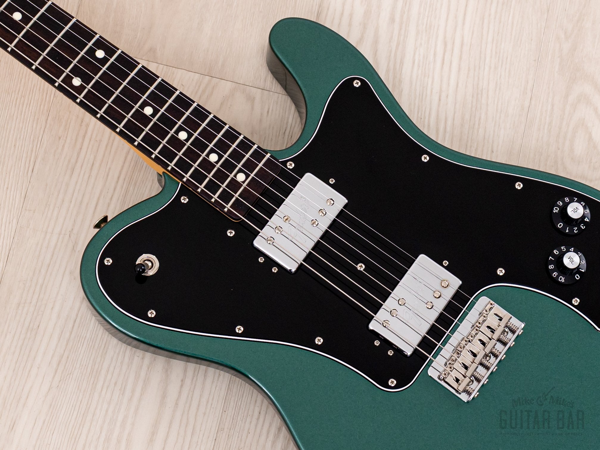 2019 Fender Hybrid Telecaster Deluxe Sherwood Green, Near-Mint w/ USA Shawbucker & Hangtags, Japan MIJ