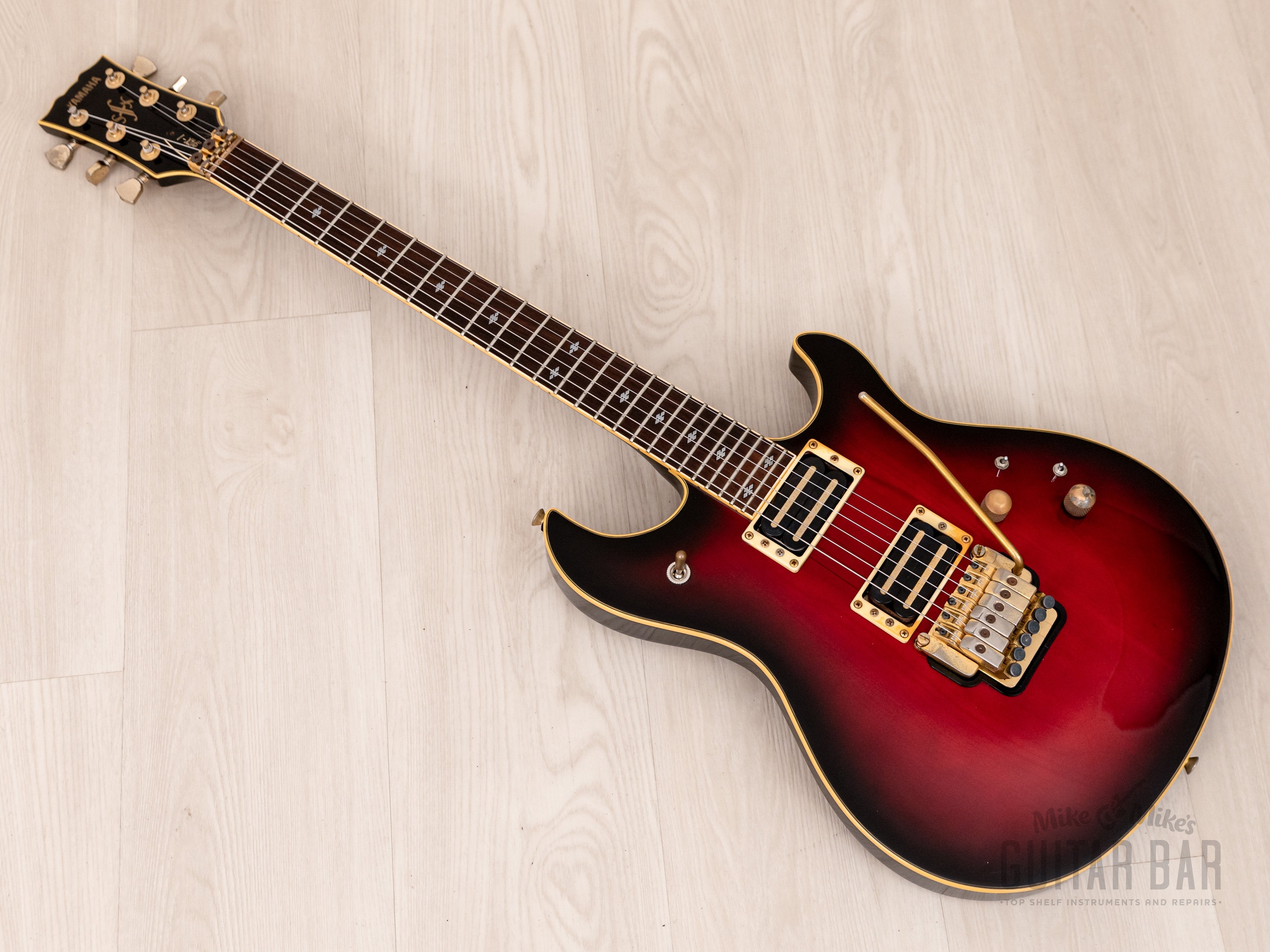 1986 Yamaha SFX-1 Super Flight Wine Red Sunburst w/ Hangtags, Kyoji Yamamoto Bow Wow
