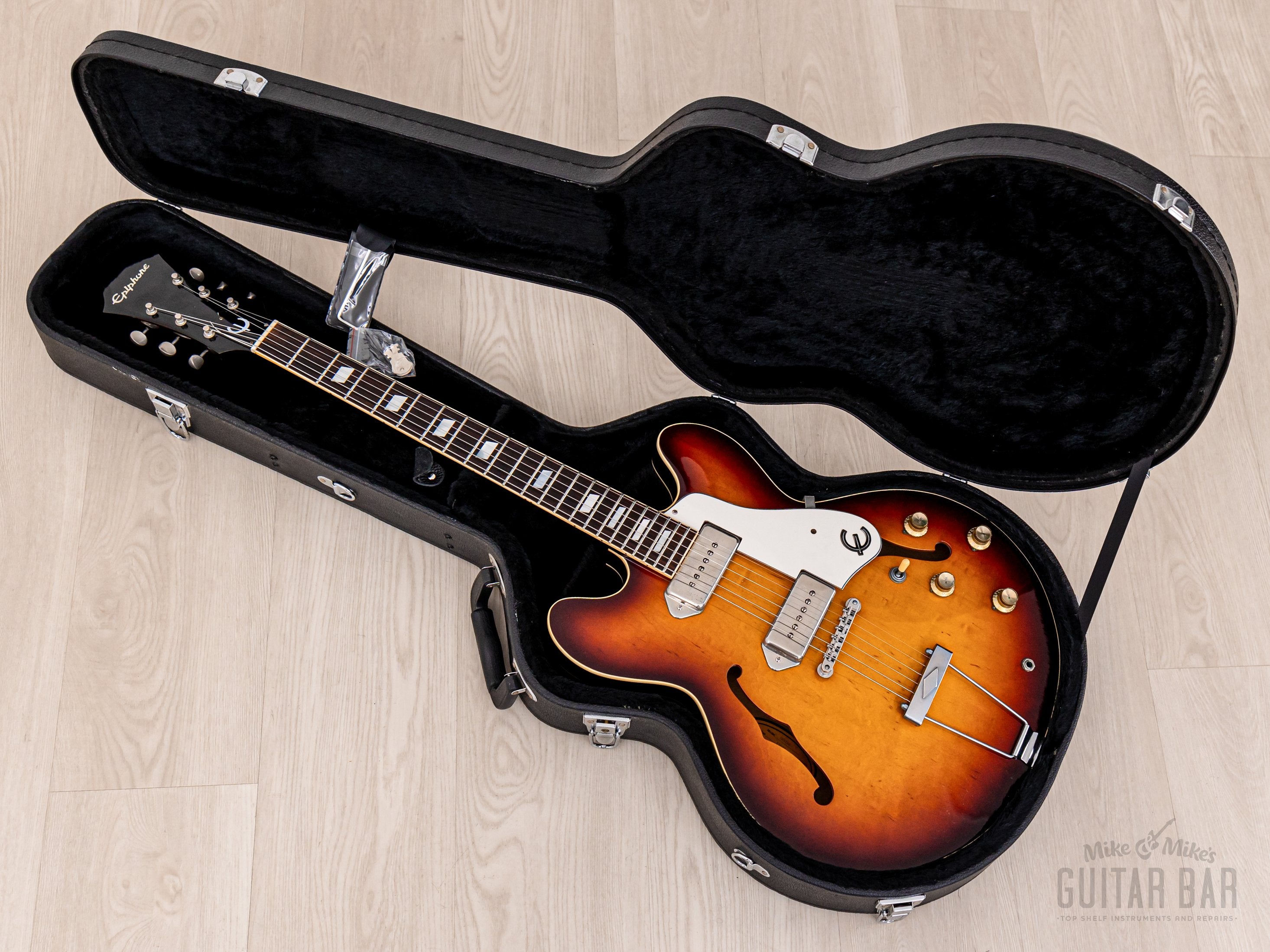 1991 Epiphone Casino Sunburst Near-Mint, Pre-Elitist w/ Case, Japan Te