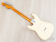 1985 Fender ST72-55 Stratocaster Olympic White, back angled full view