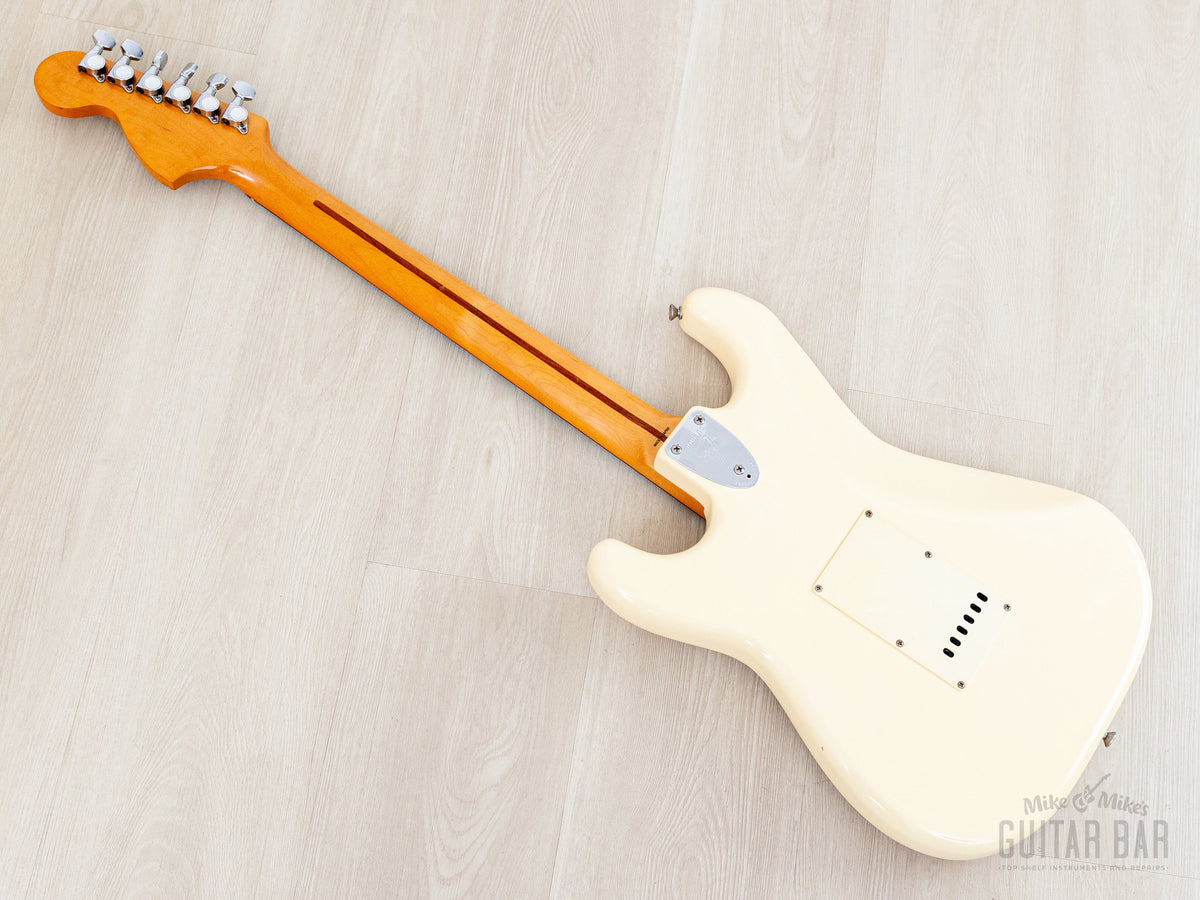 1985 Fender ST72-55 Stratocaster Olympic White, back angled full view