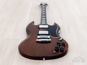 1973 Gibson SG Standard Walnut - full front, low angle