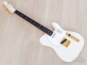 2025 Fender Traditional II 60s Telecaster White Pearl, full front angled view, neck side