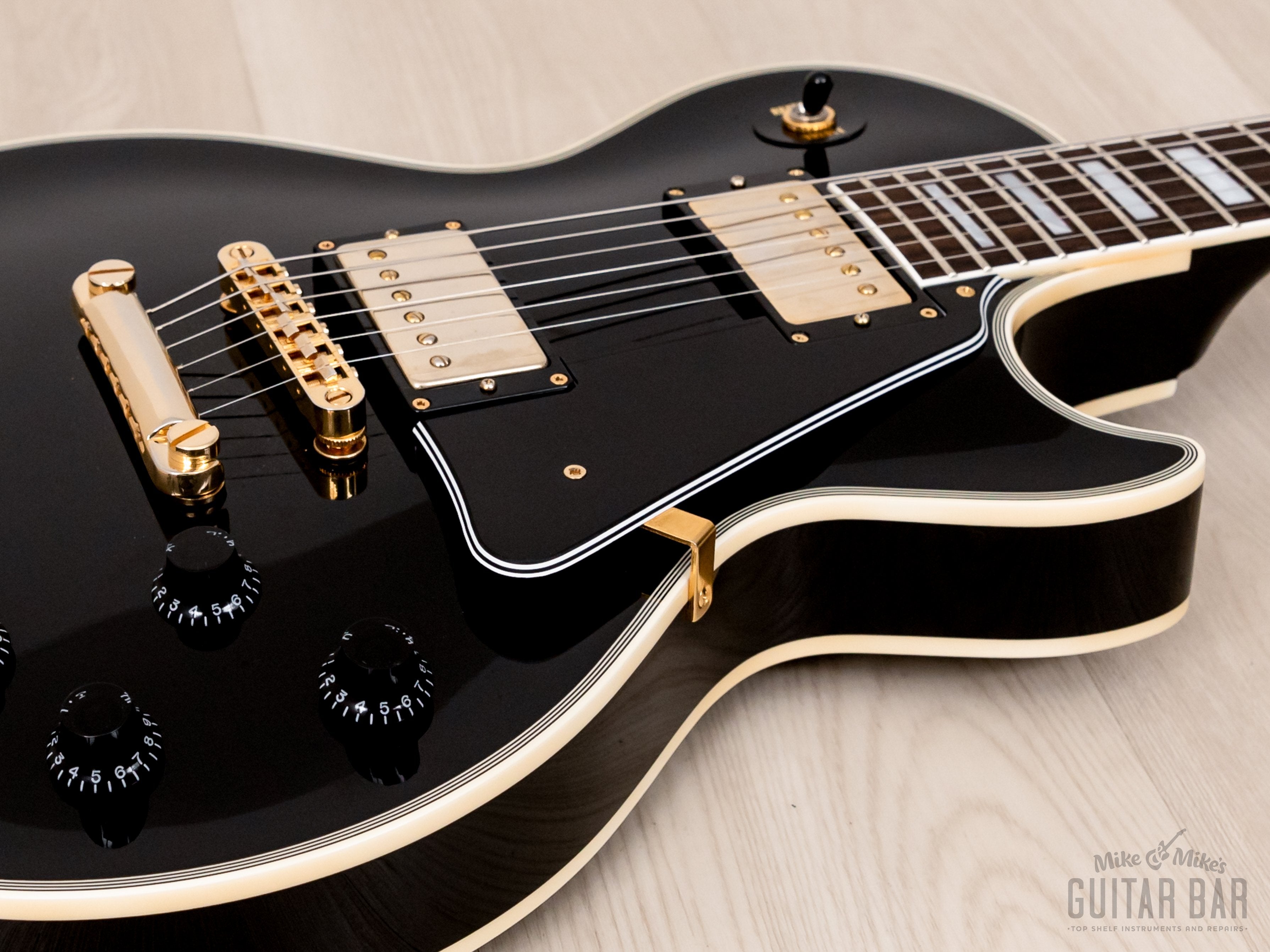 2009 Burny RLC-85 Custom Black Beauty Mahogany Top w/ Hangtags, Japan Fernandes