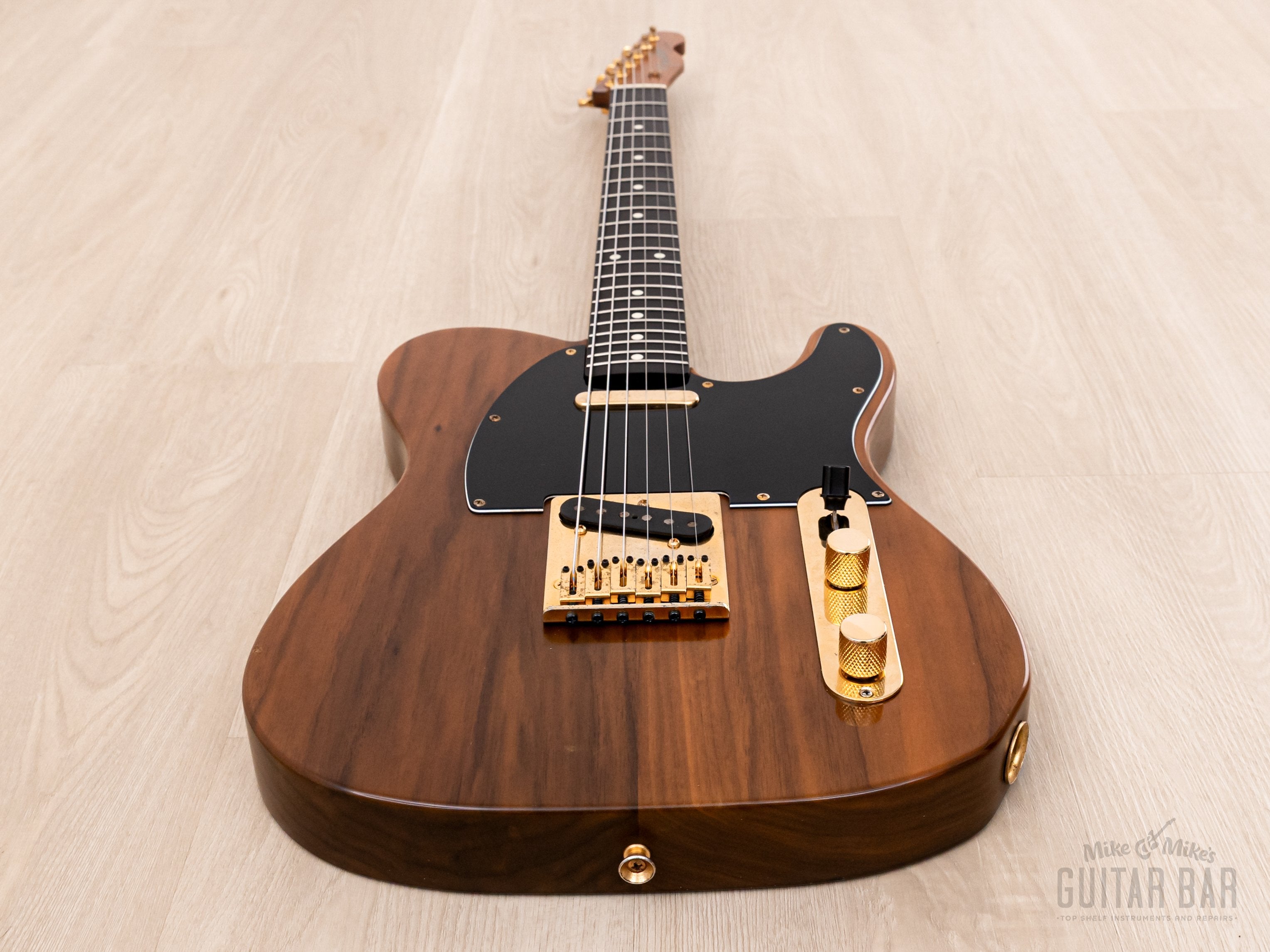 1990 Fender Telecaster TL62-115WAL Walnut, Lacquer Finish, USA Pickups & Gold Hardware w/ Tweed Case, Japan MIJ Fujigen