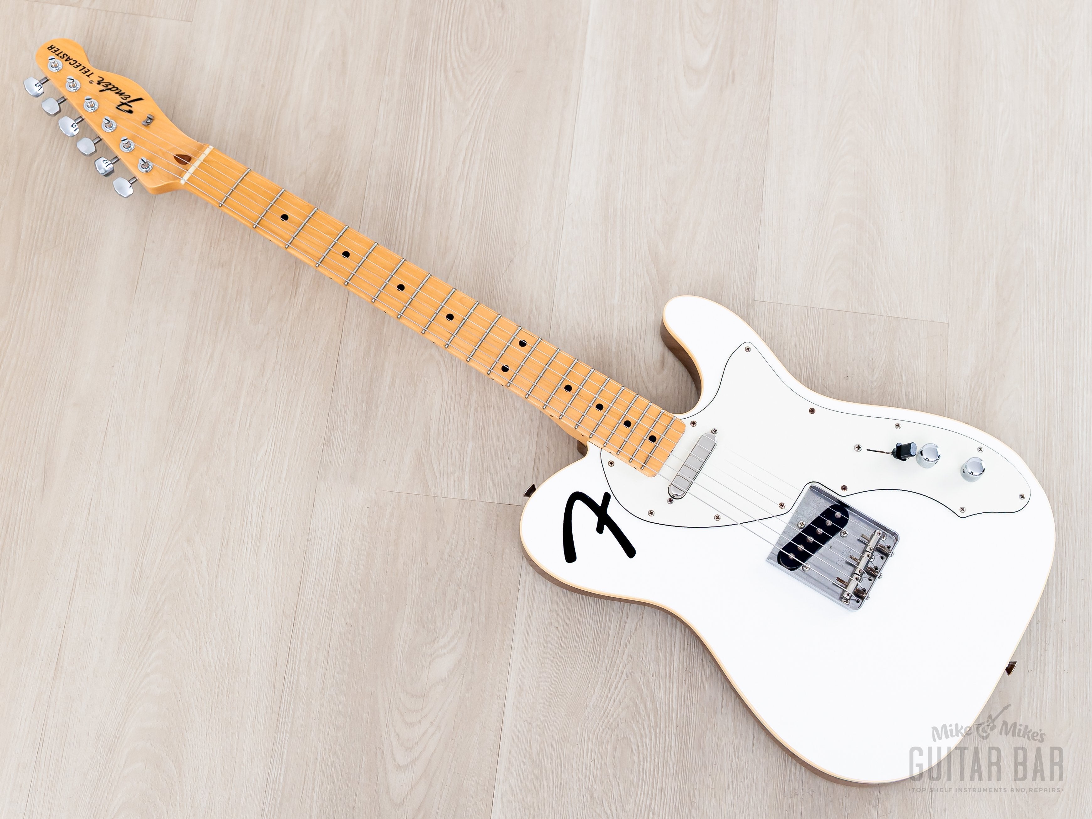 2021 Fender Limited F-Hole Telecaster Thinline Arctic Pearl, Japan MIJ