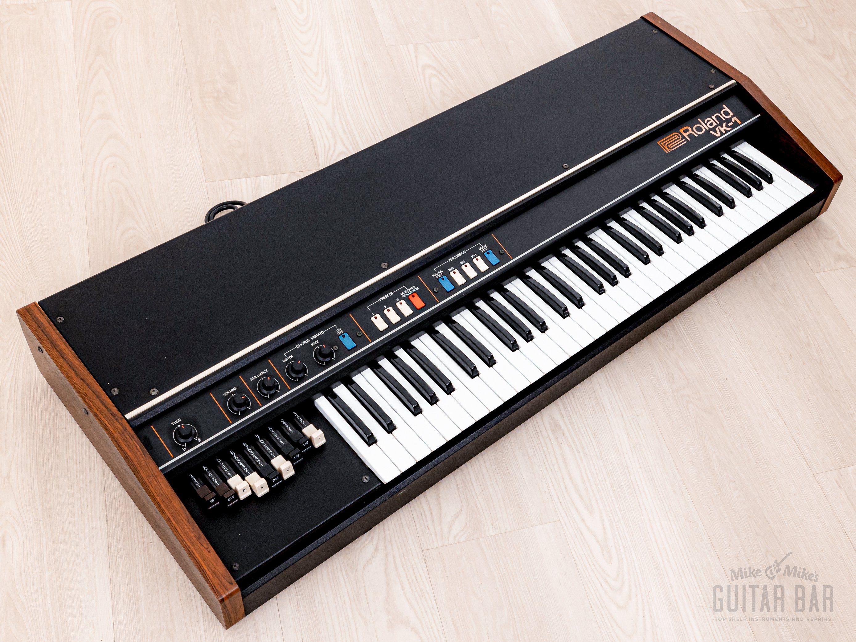 Roland VK-1 アナログシンセサイザー　1970s 1970s Roland VK-1 Vintage Analog Drawbar Organ, Clean & Serviced w/ Ca