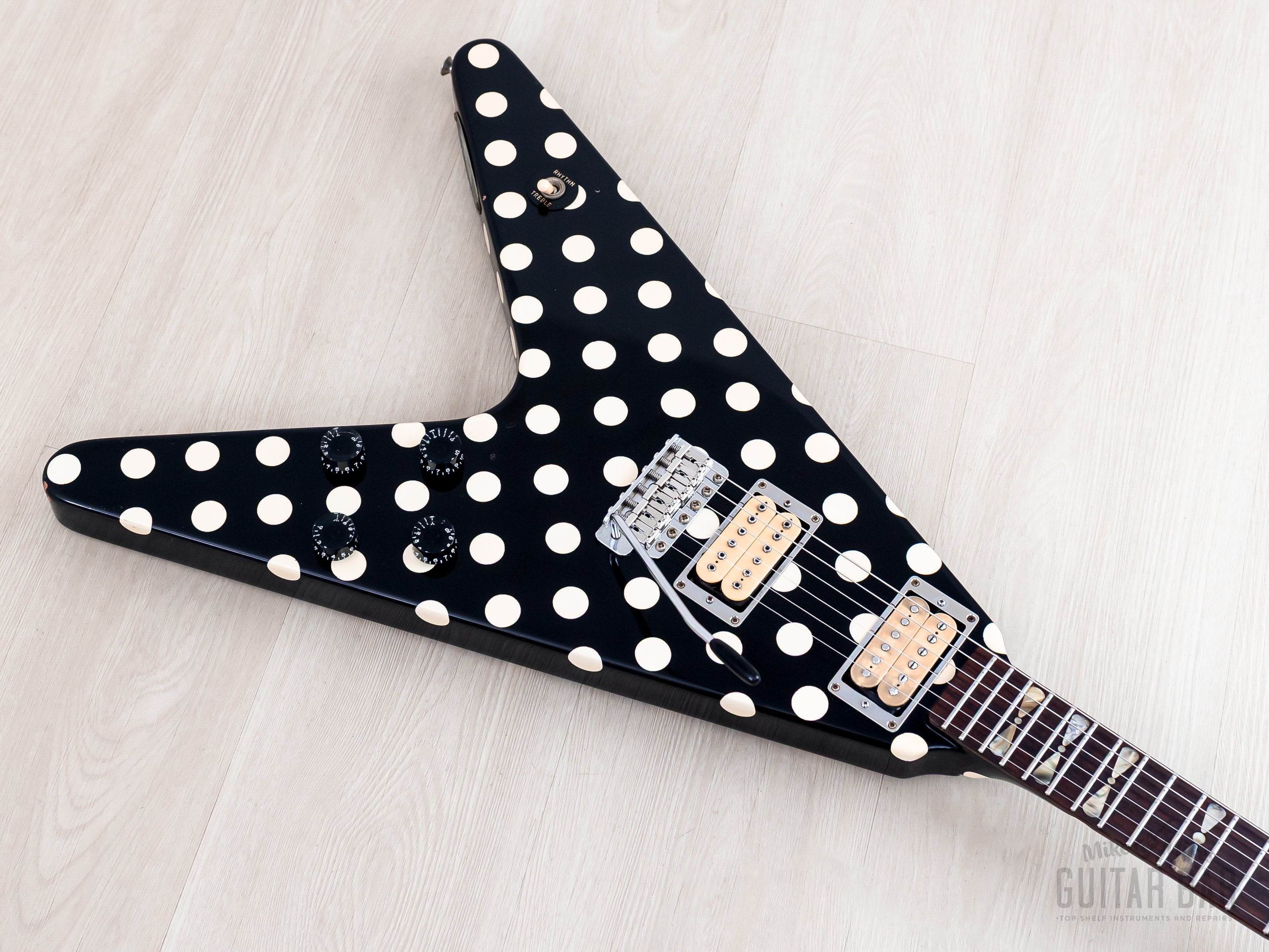 ランディ・ローズ ブラスブリッジ FU-Tone RANDY RHOADS ランディ・ローズ ポルカドットV FERNANDES FV-105RR 【公式通販】