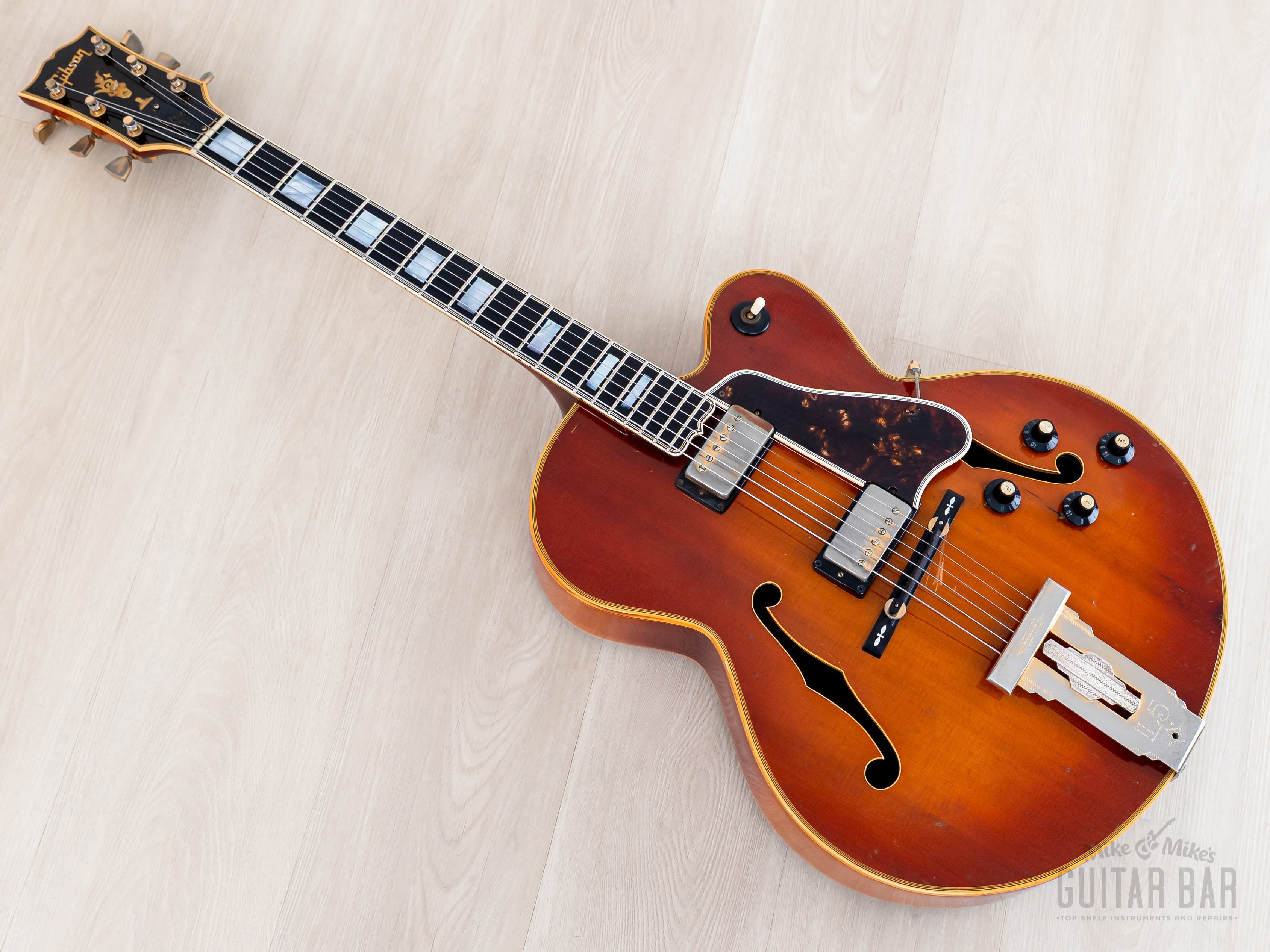 1970 Gibson L-5 CES Vintage Electric Archtop Sunburst w/ T Tops, Case