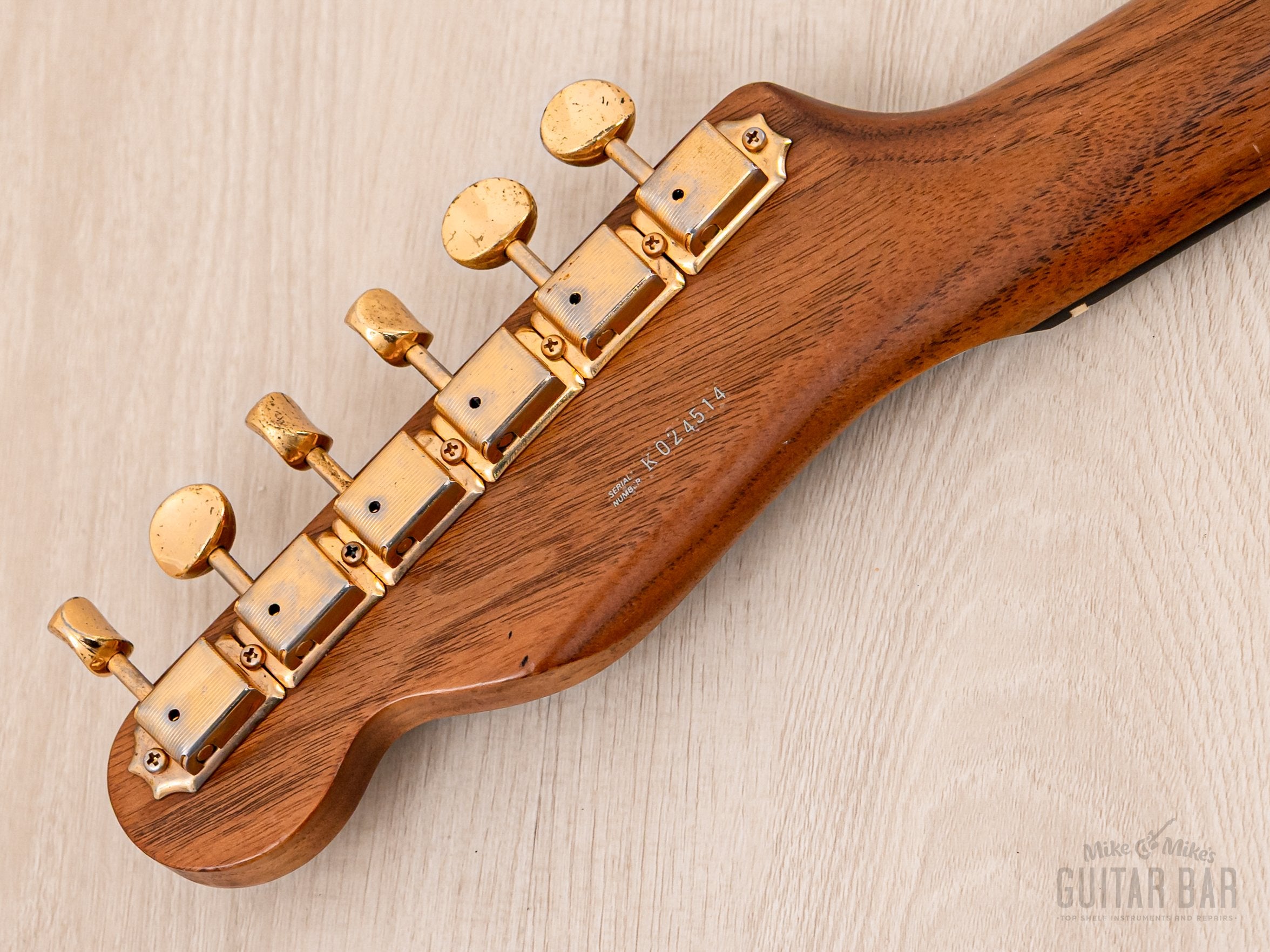 1990 Fender Telecaster TL62-115WAL Walnut, Lacquer Finish, USA Pickups & Gold Hardware w/ Tweed Case, Japan MIJ Fujigen