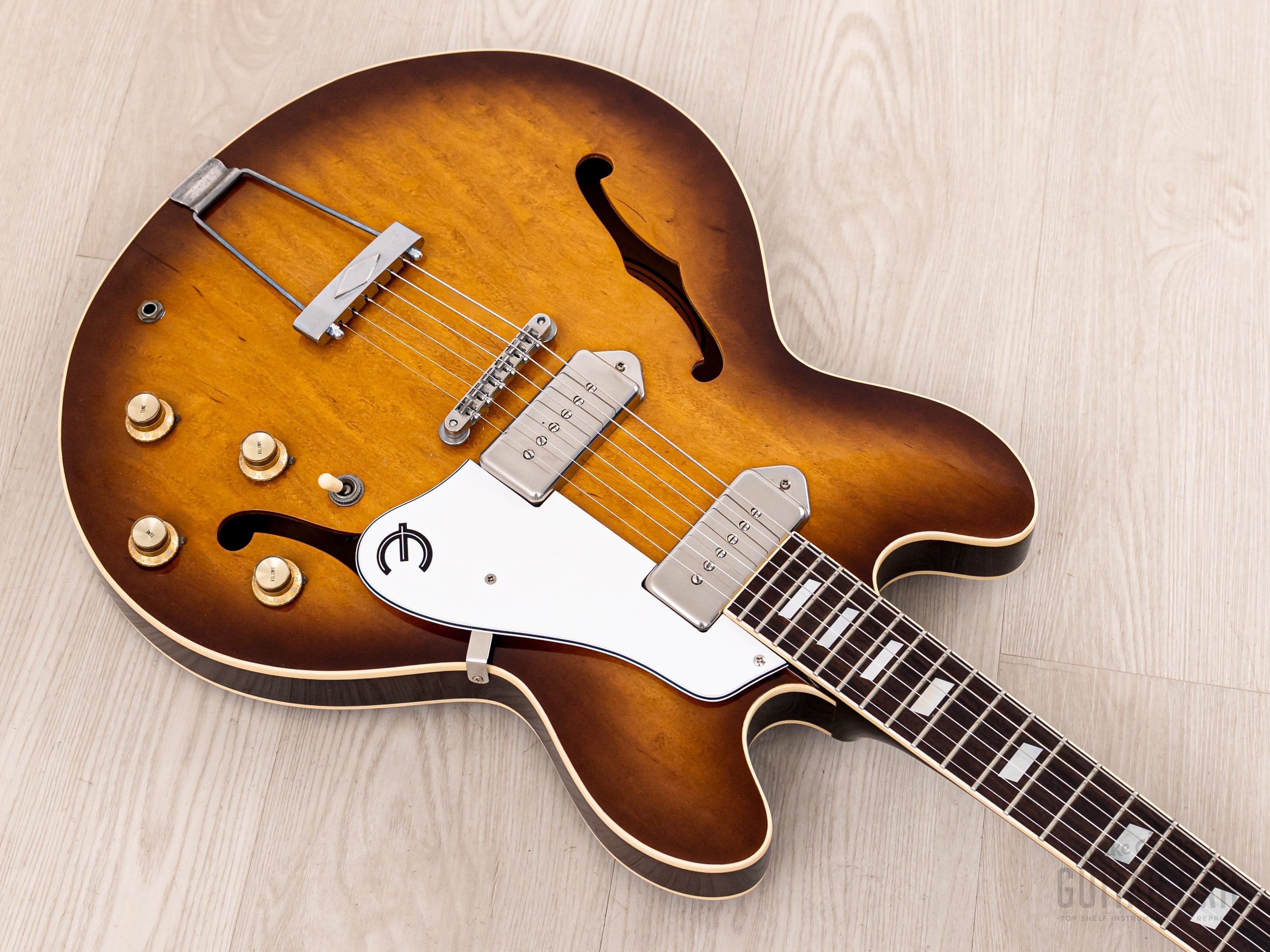 1988 Epiphone Casino Vintage Electric Guitar Violin Sunburst Pre-Elitist, Japan Terada