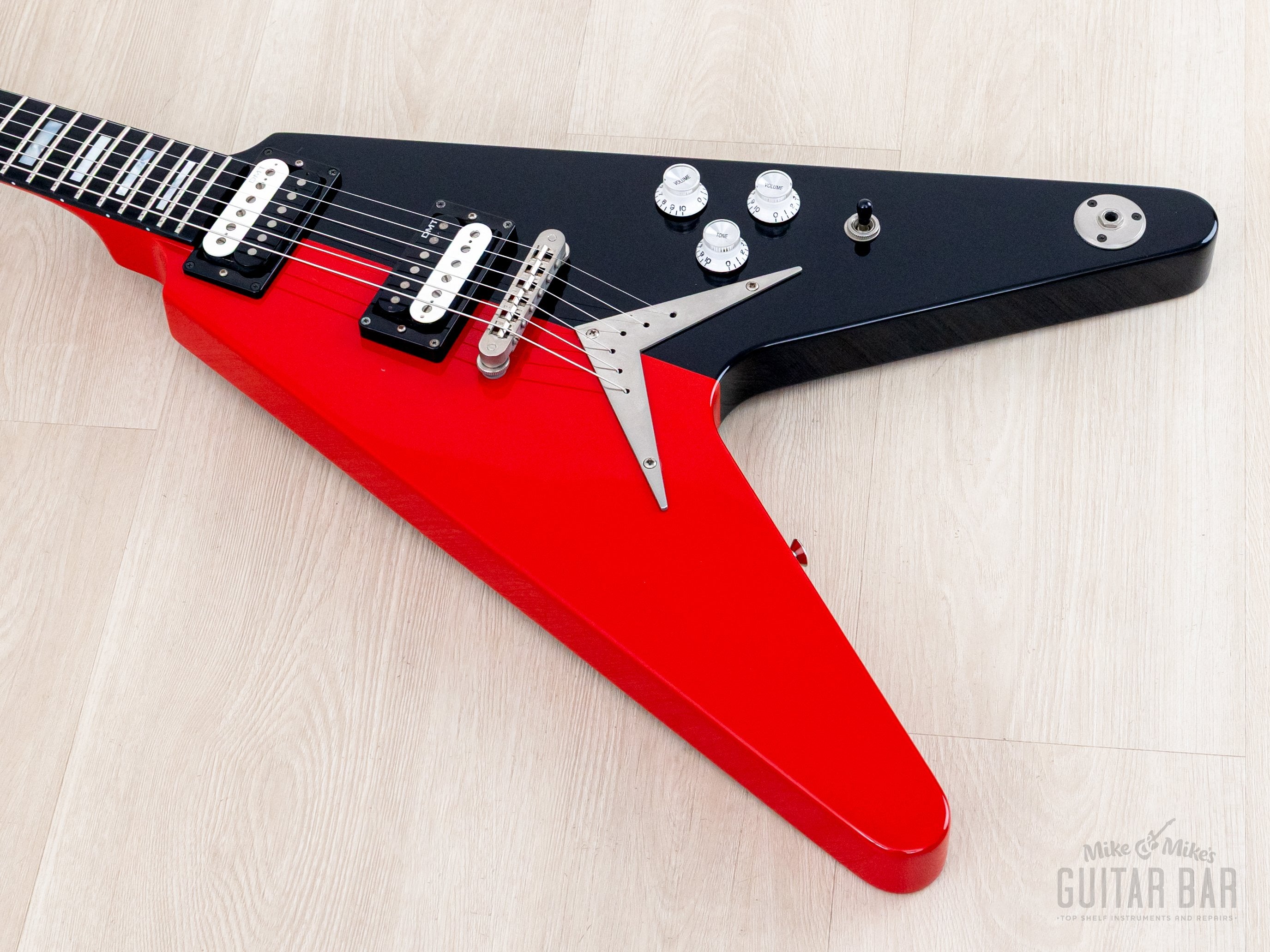 2015 Dean Custom Shop USA Michael Schenker Red Black Flying V, Signed