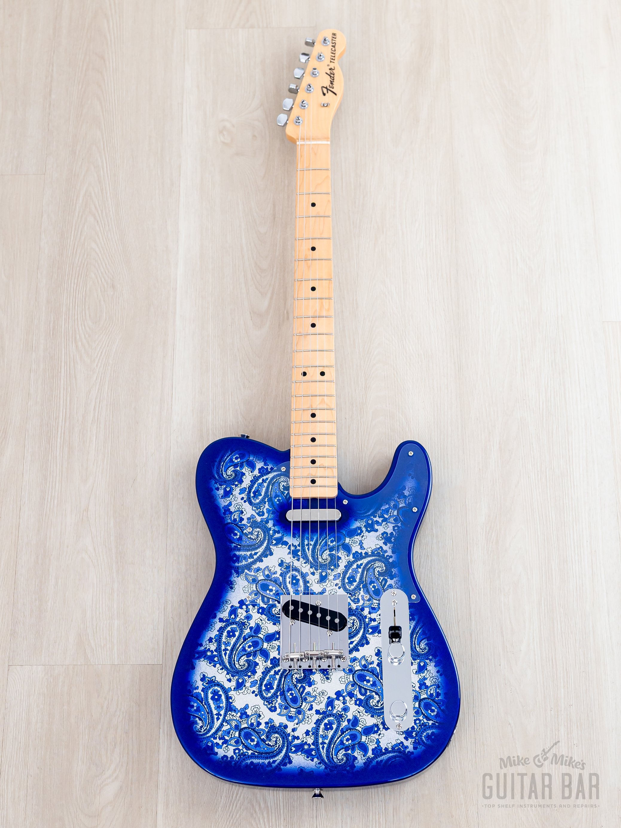 2025 Fender Limited Telecaster Indigo Paisley, Mint w/ Hangtags, Japan