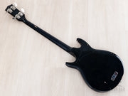 Ripper fretless bass, full-length diagonal back view
