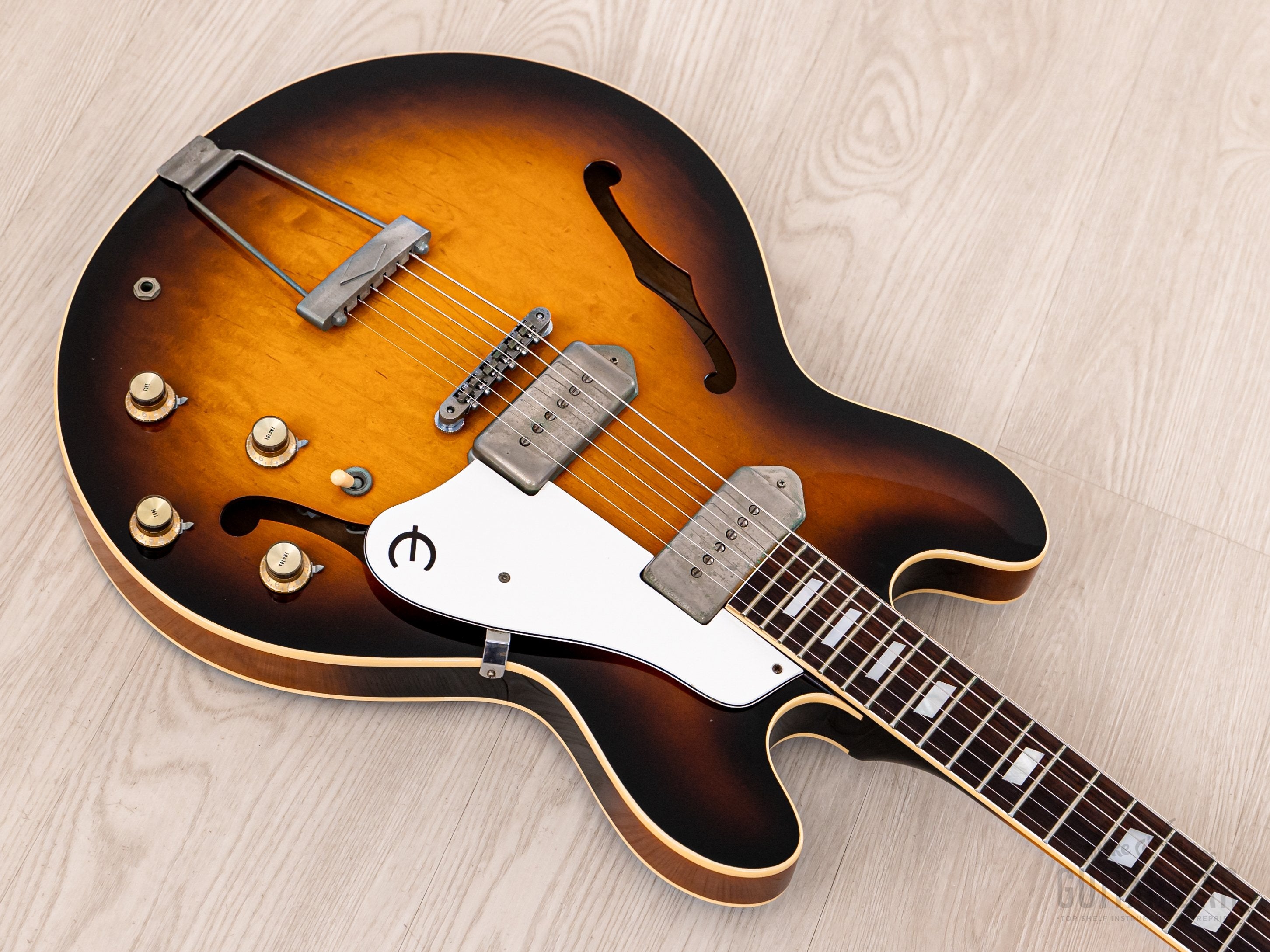 1986 Epiphone Casino Vintage Guitar Sunburst Figured Near-Mint w/ Case, Japan Matsumoku Pre-Elitist