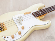 Low angle of body with split-coil pickup and active controls