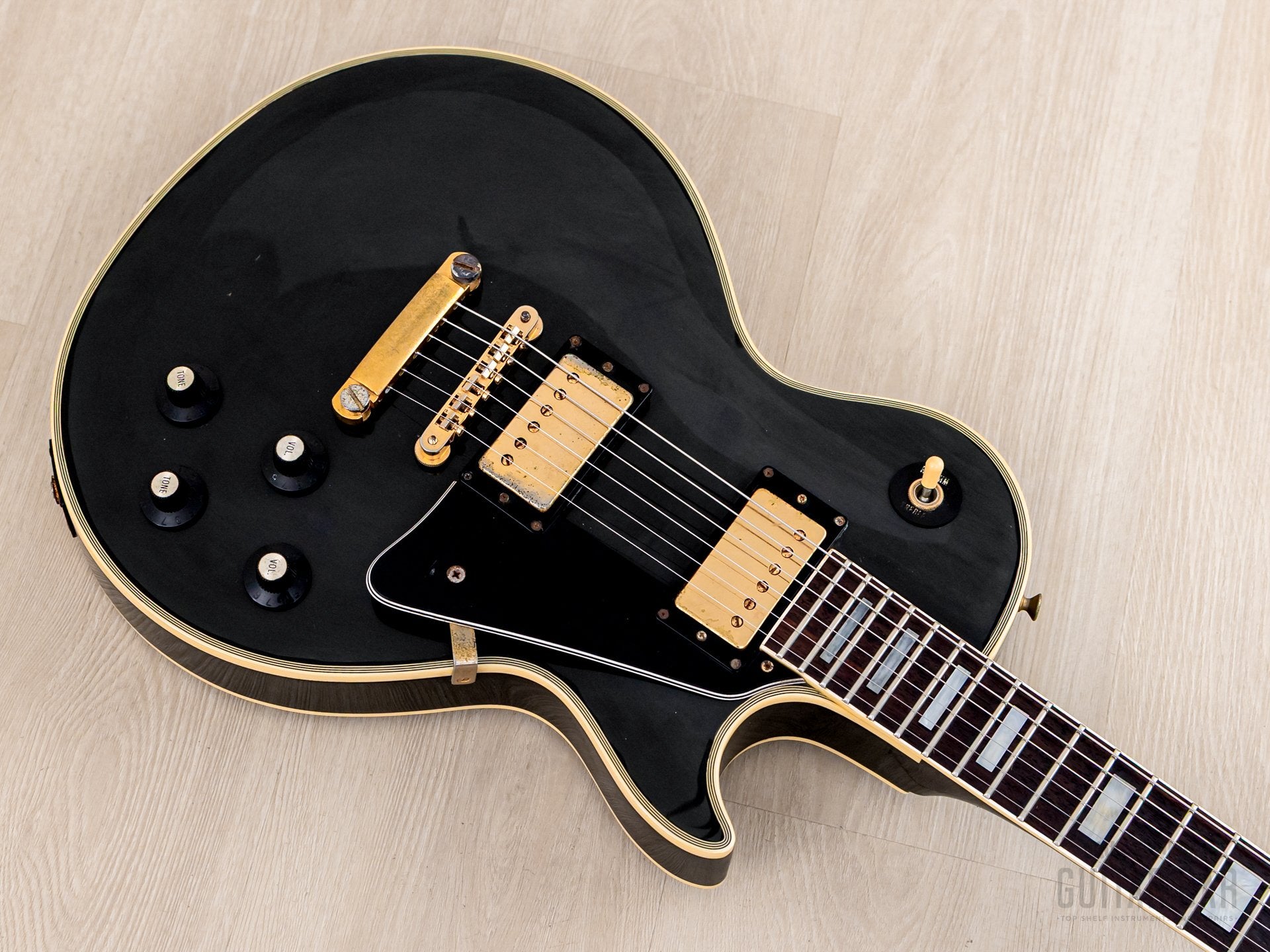 1985 Greco EGC68-500 Custom Black Beauty Vintage Guitar w