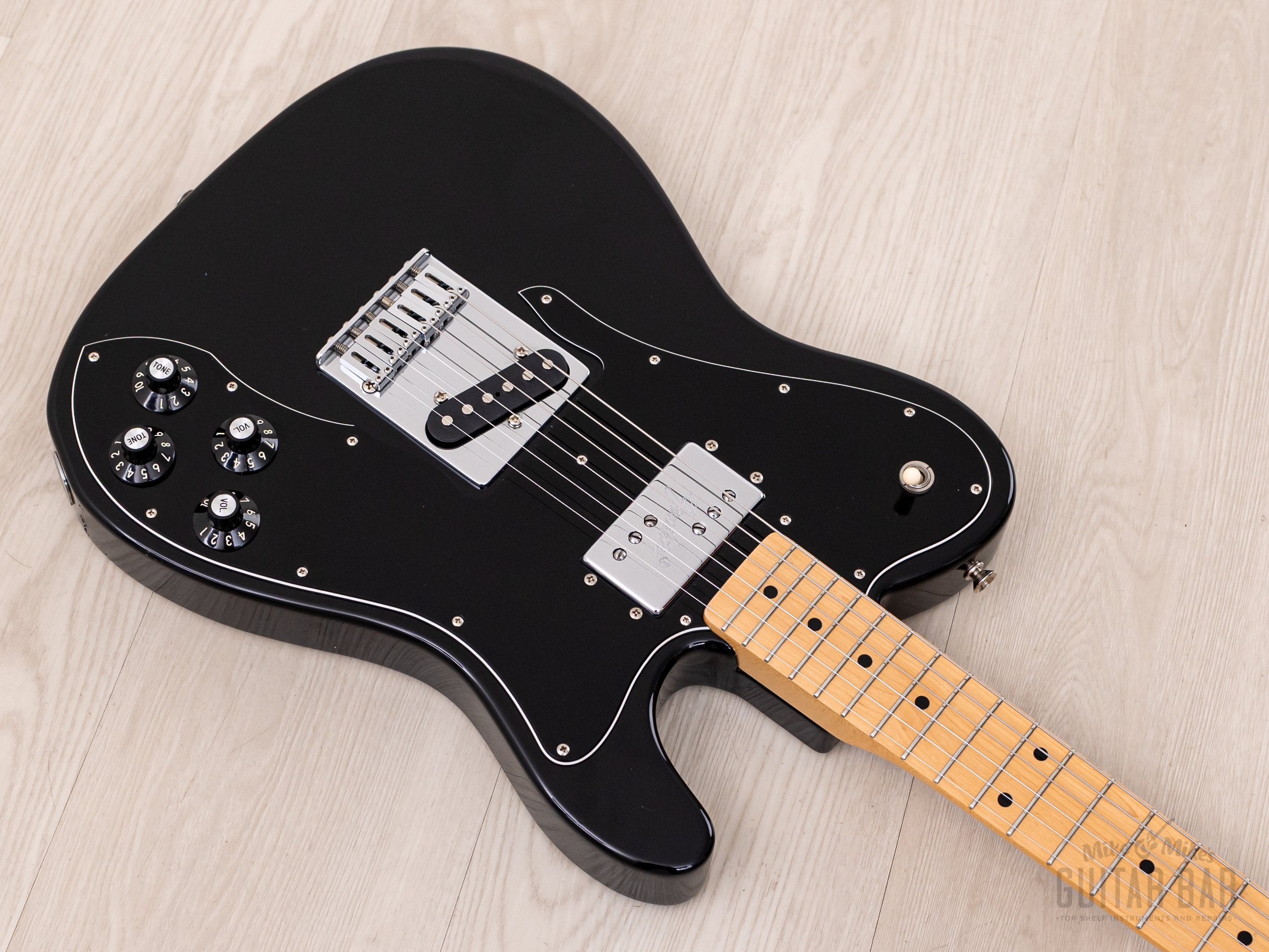 2007 Fender Telecaster Custom '72 Vintage Reissue TC72 Black, Ash Body w/ Wide Range, Japan CIJ