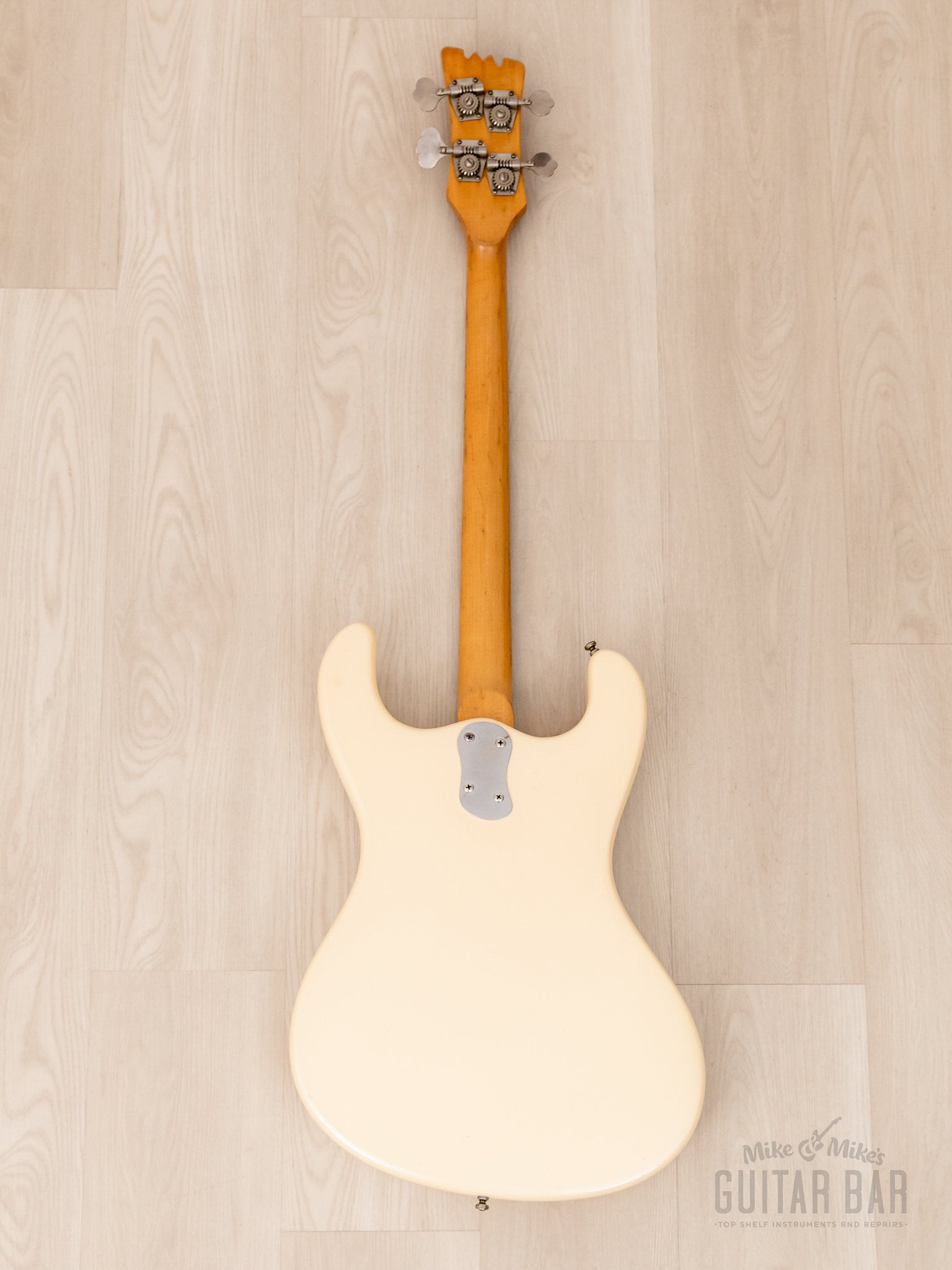 1966 Mosrite Ventures Model Bass Pearl White w/ Case, USA