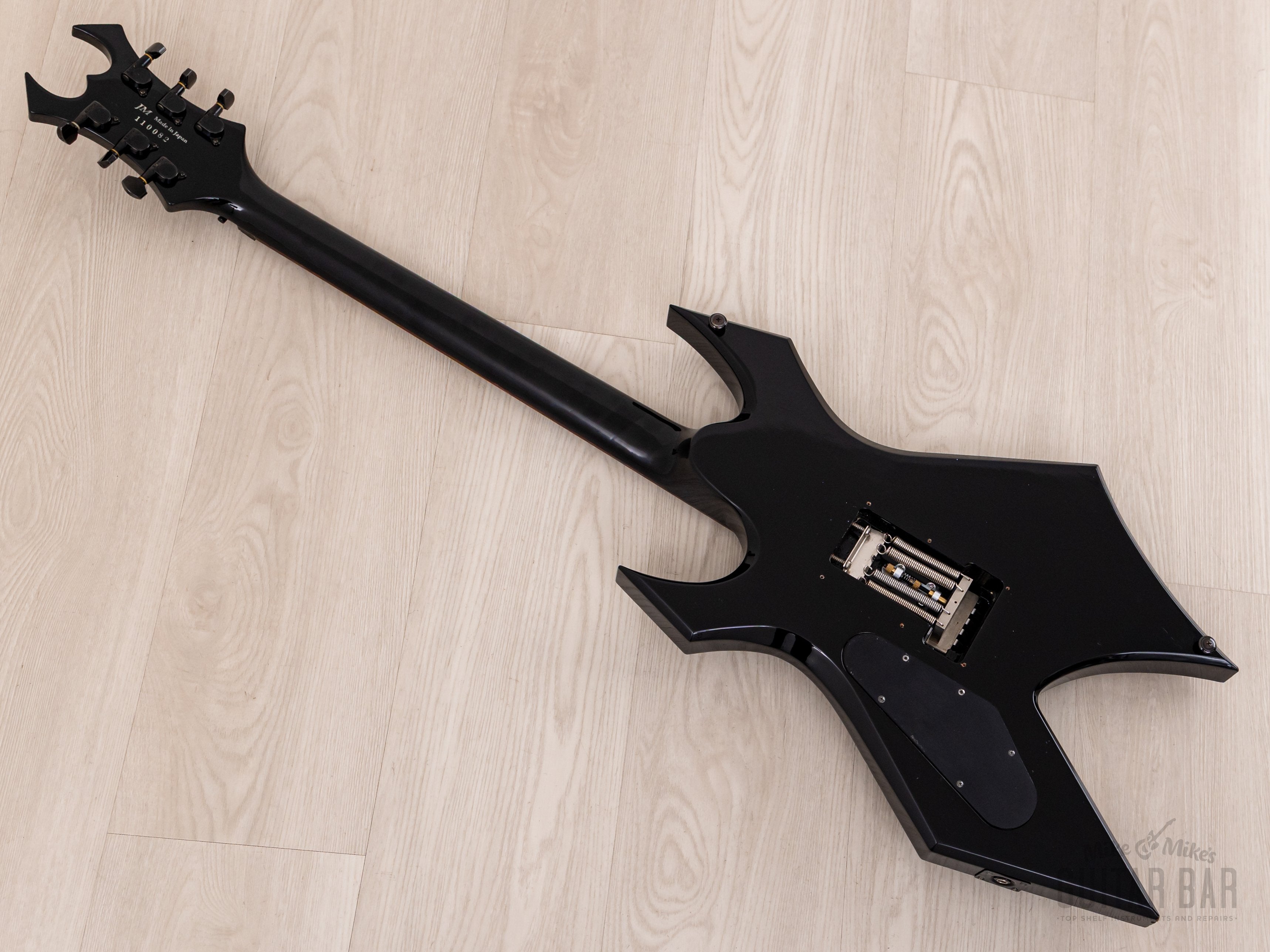 2008 BC Rich Japan Monster Series Warlock JM140 Set Neck Black w/ Seymour Duncan, Floyd Rose